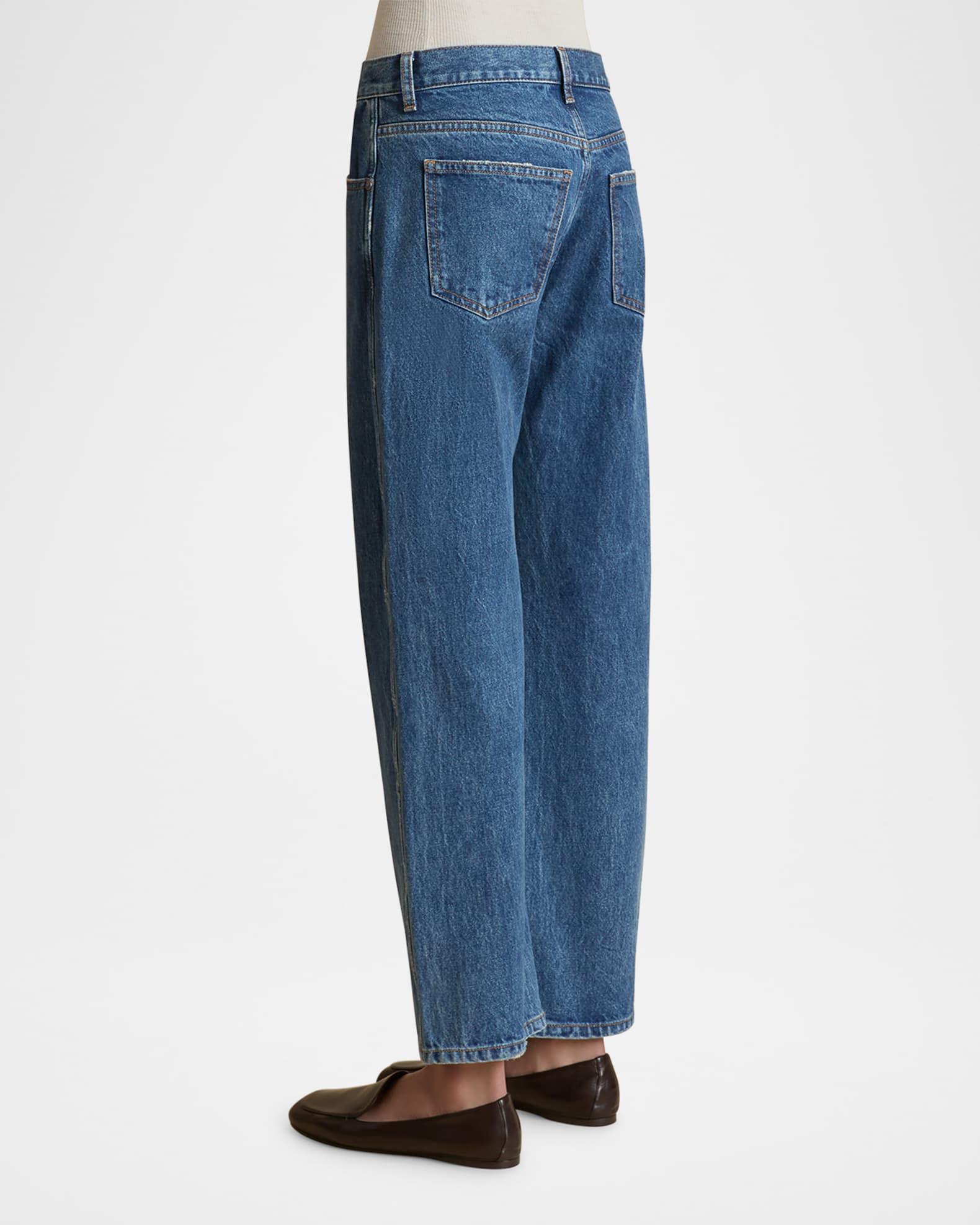 Kerrie Acid-Wash Straight-Leg Jeans 1