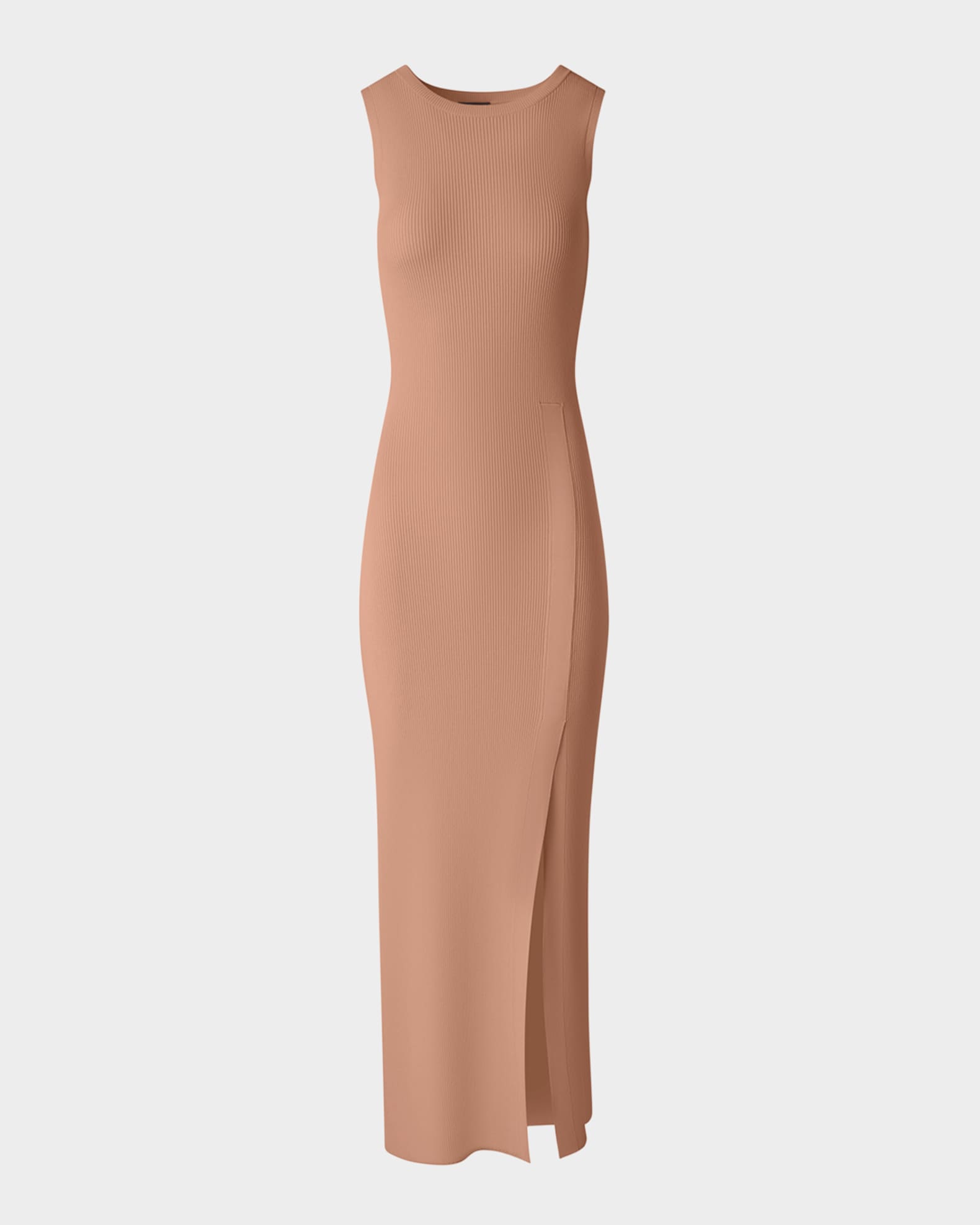 Sleeveless Ribbed Stretch Crepe Tube Dress 0