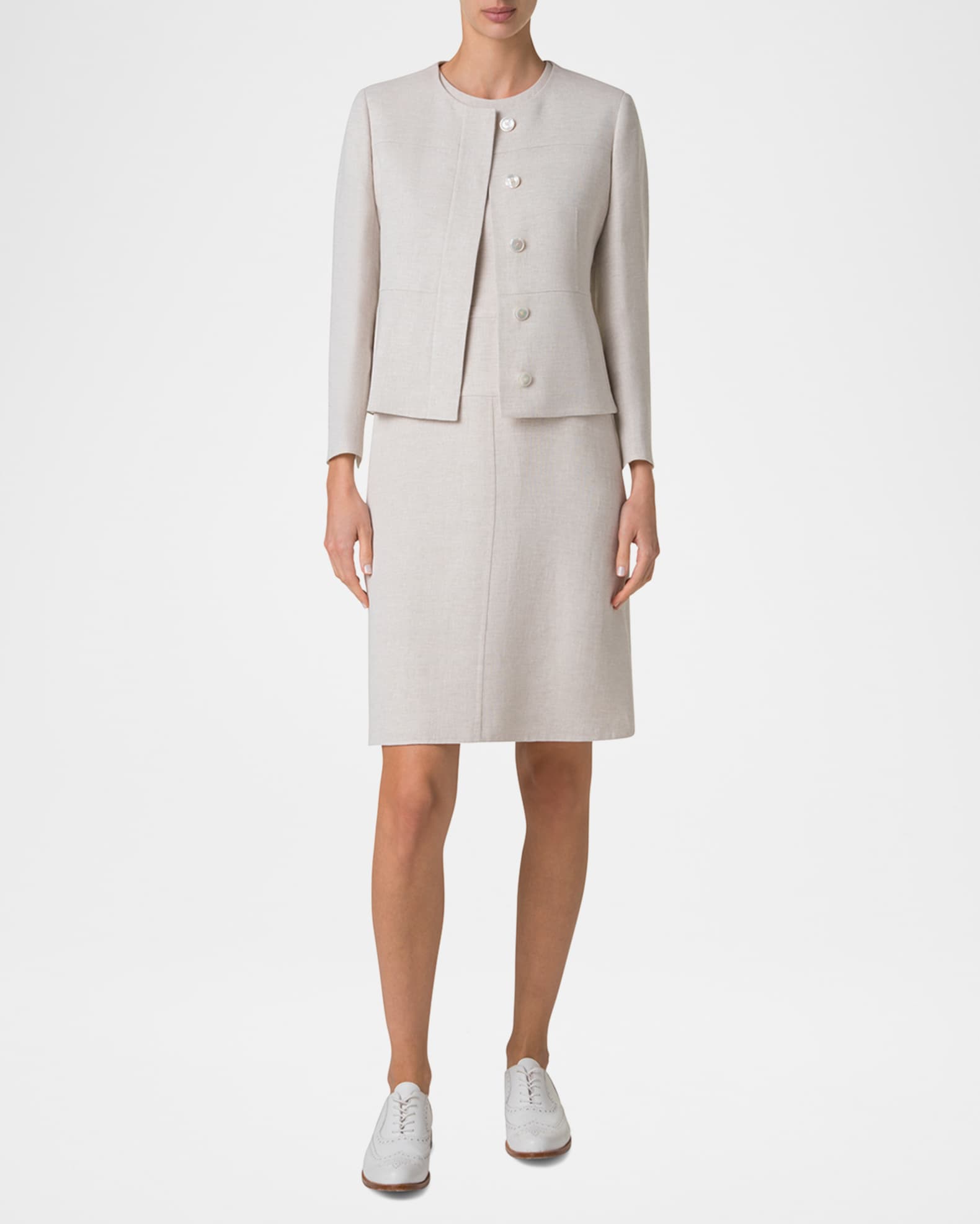 Tina Double-Face Fitted Jacket 1