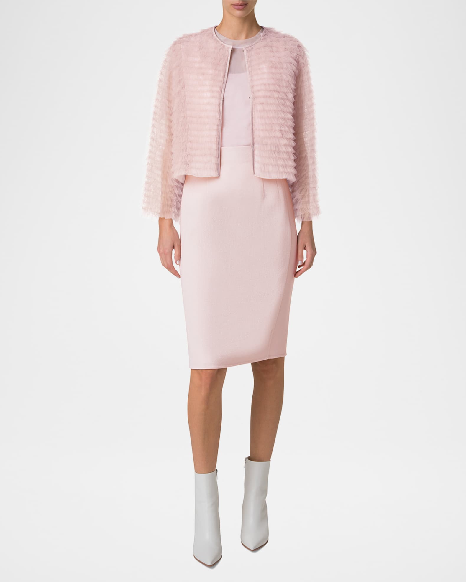 Alida Ruffle Tulle Jacket 1