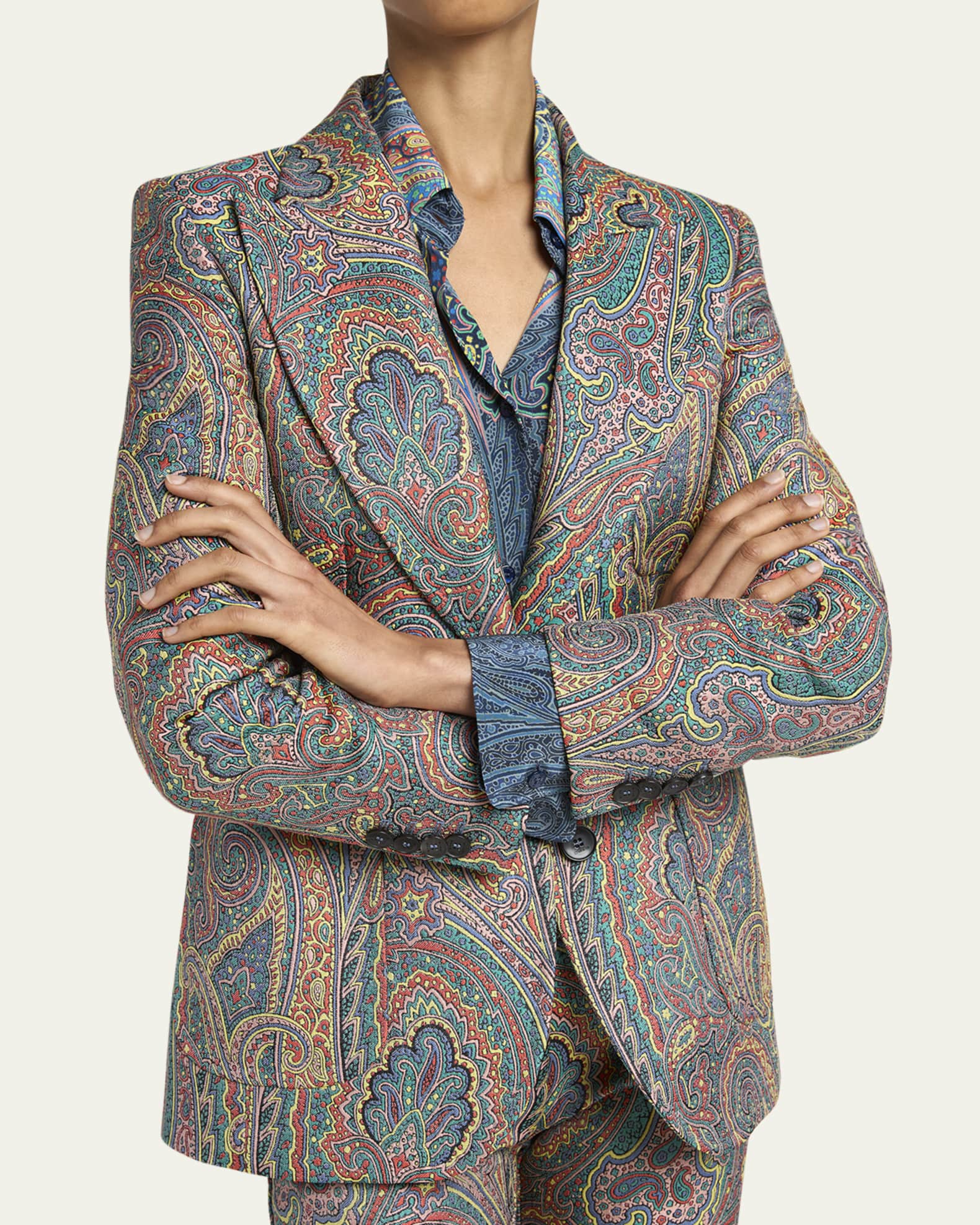 アウターその他 ETRO Women Outer WAXA0013 AK667 WHITE Etro Outlet: T-shirt woman - White | Etro t-shirt