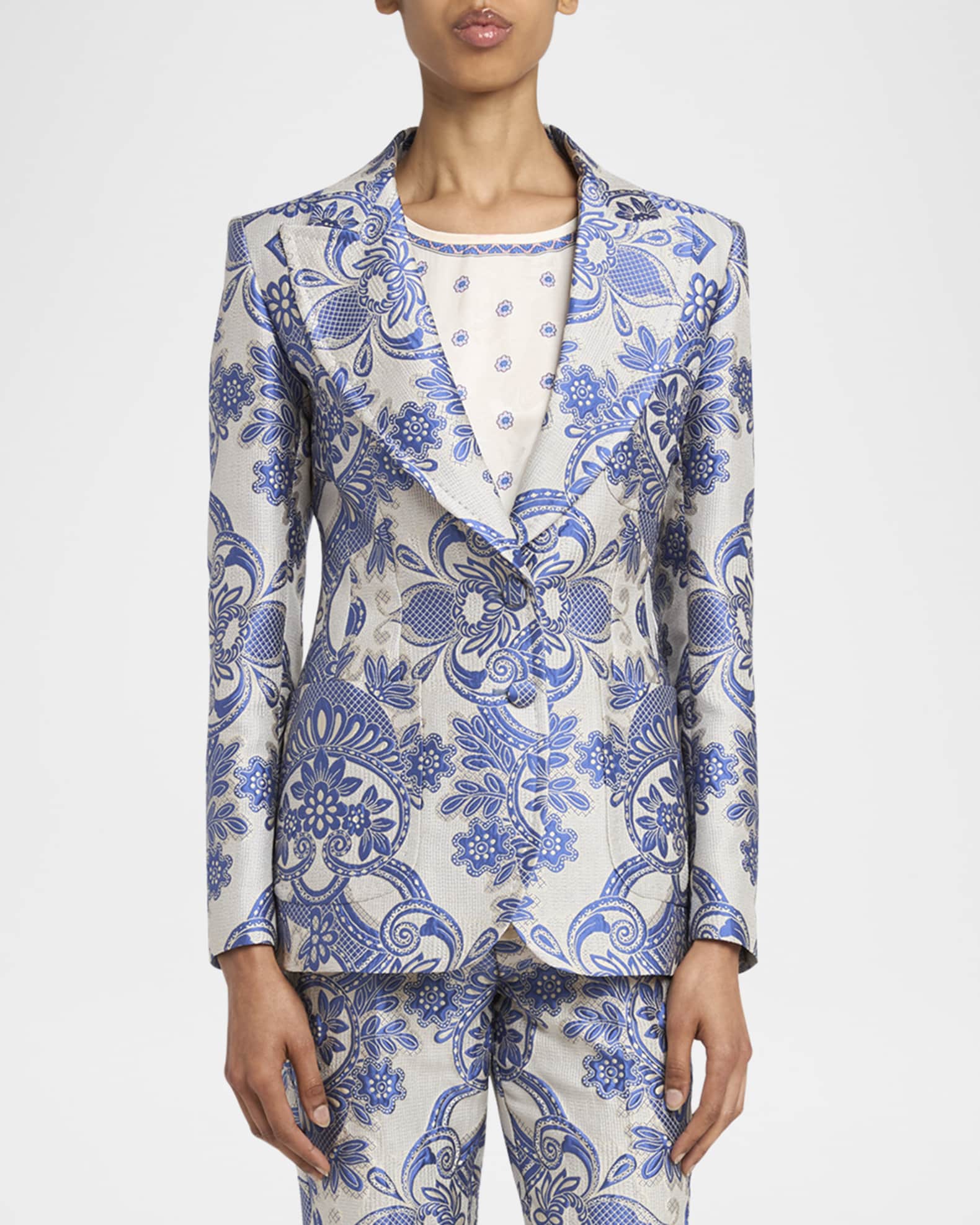 【35％OFF】 Jacket Jacquard Paisley Floral Etro | Marcus Neiman ジャケット・アウター