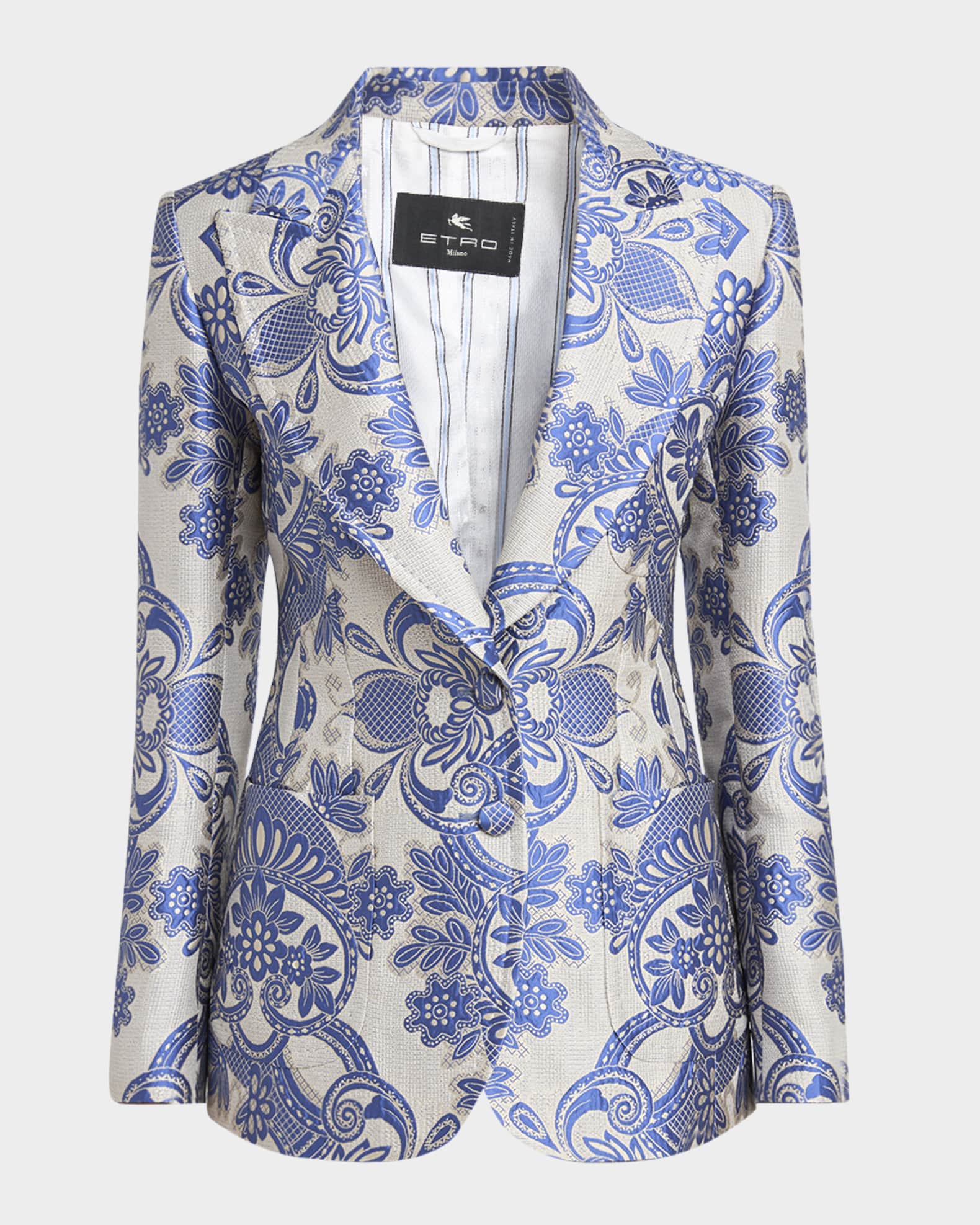 日本最大級 Paisley Floral Etro Jacquard Marcus Neiman | Jacket ジャケット・アウター