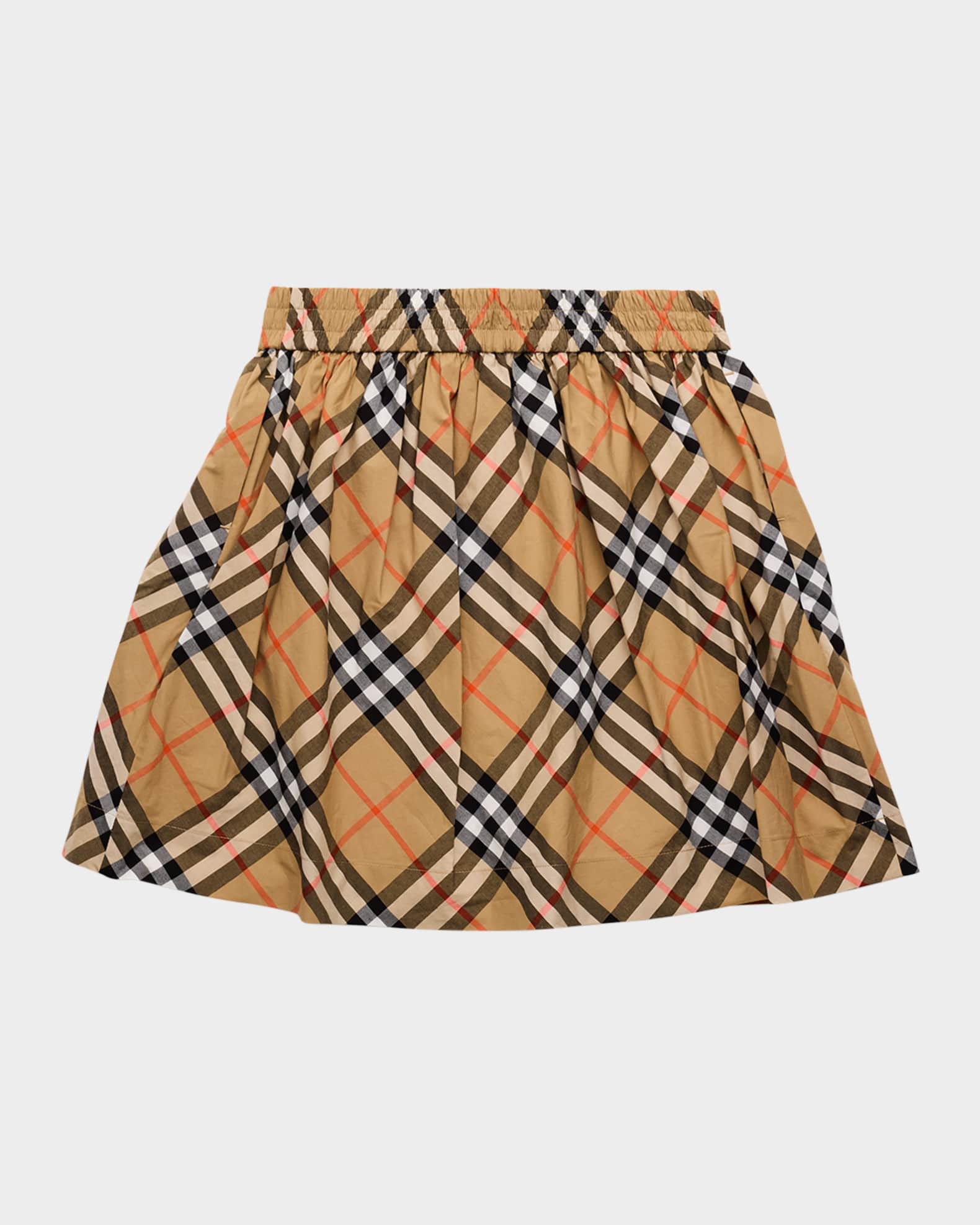 Girl's Kelsey Check-Print Skirt, Size 3-14 1