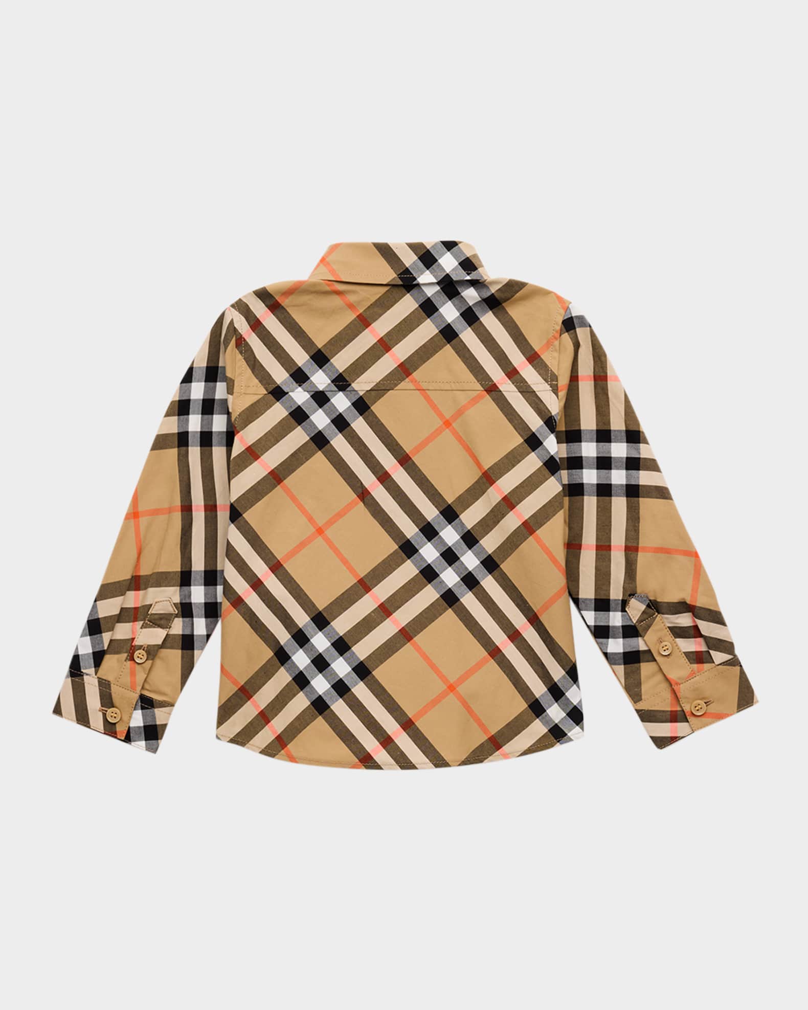 Boy's Owen Check-Print Shirt, Size 6M-2 1
