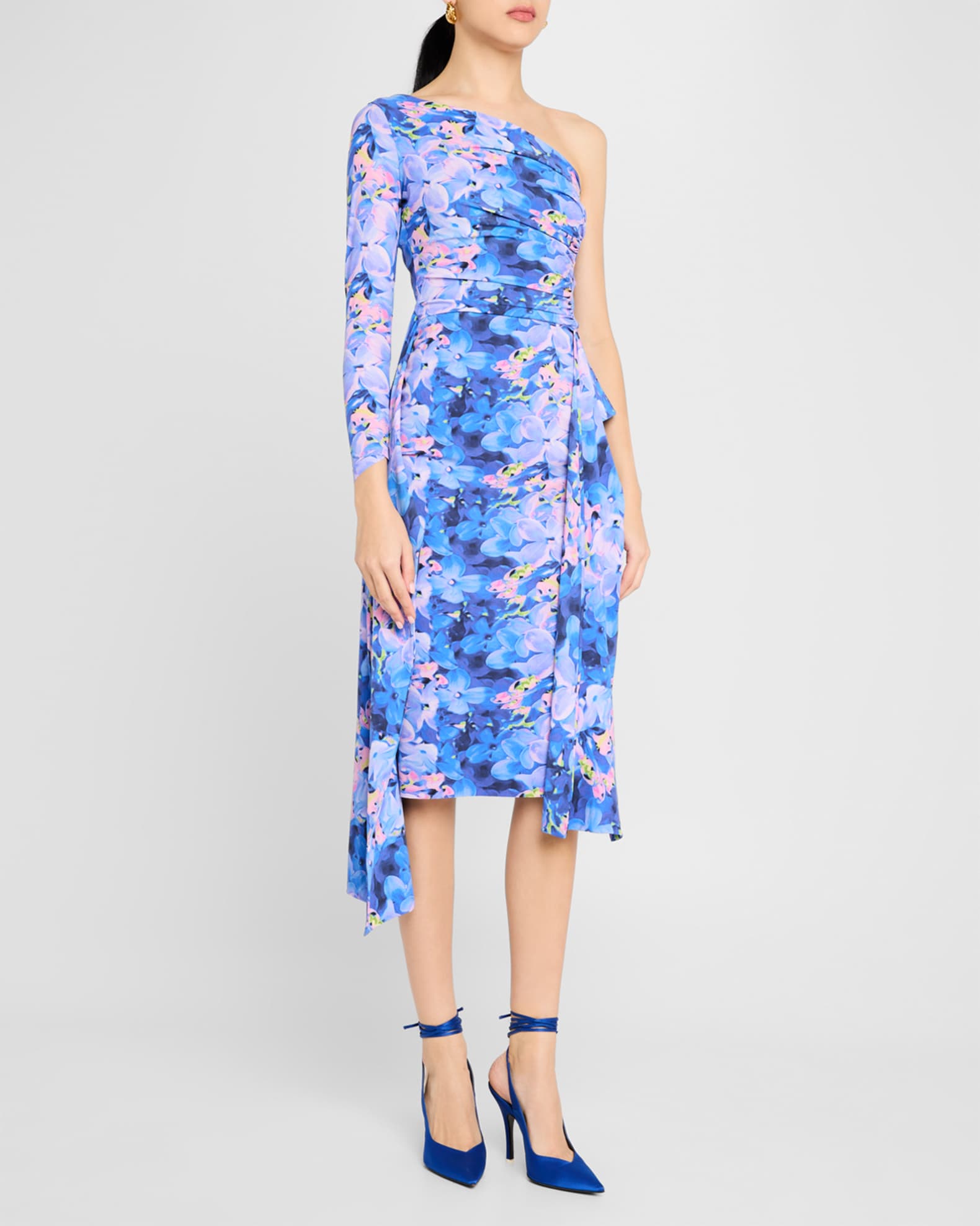 Visa Draped One-Shoulder Dress 1
