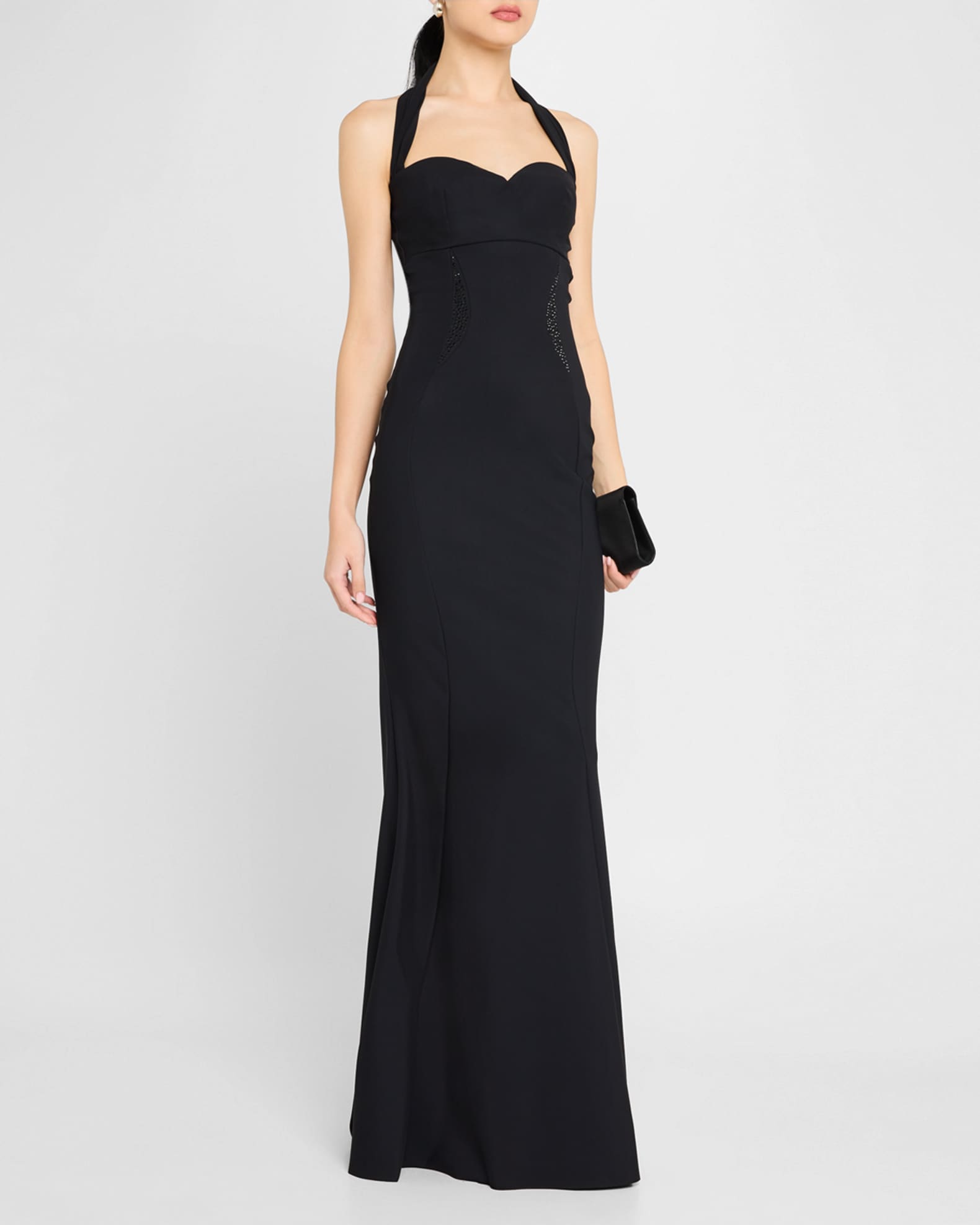 Aryas Rhinestone-Embellished Sweetheart Gown 1