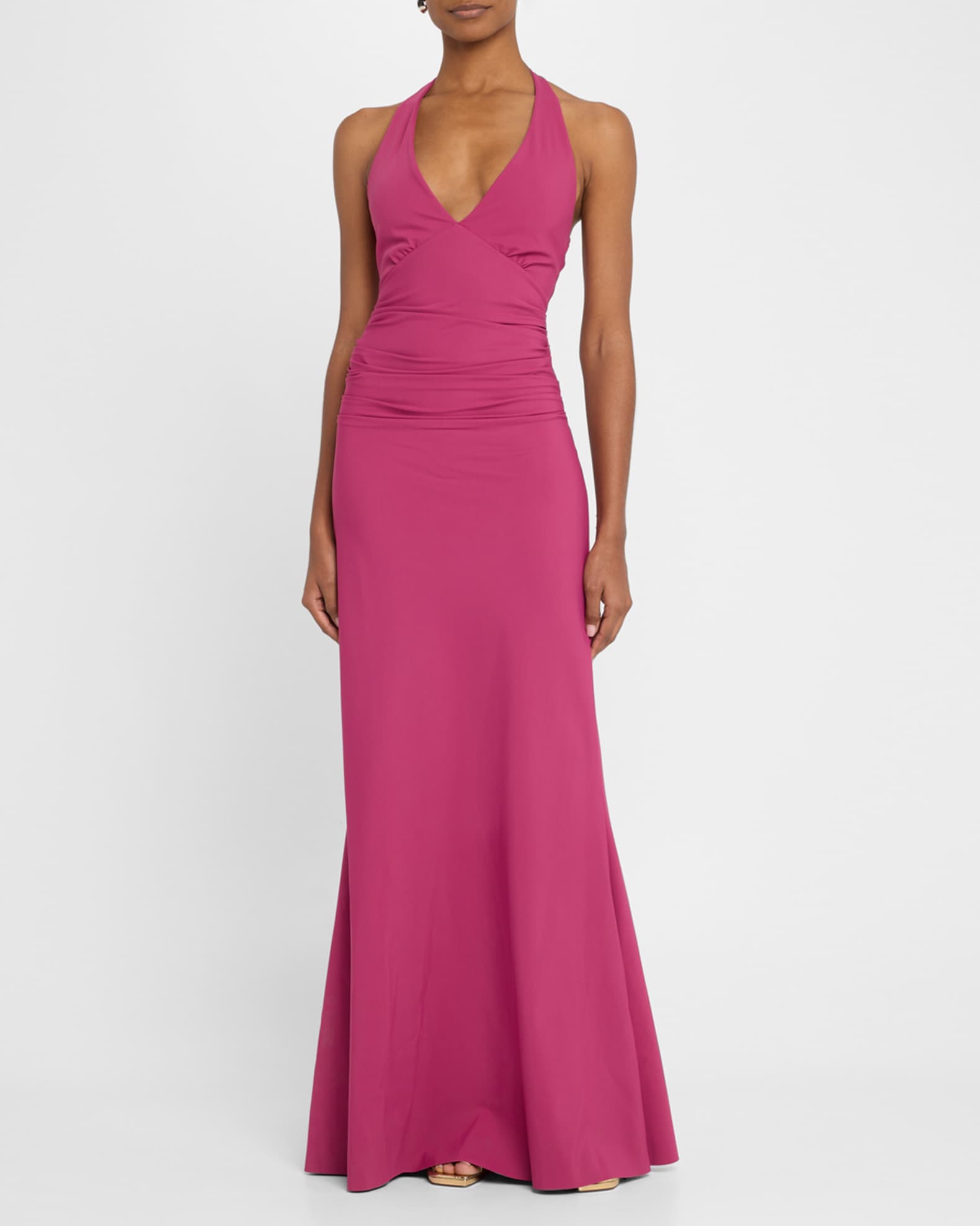 CHIARA BONI Koyo stretch jersey long dress サンダル ガウン HISATO GOWN - Chiara Boni Official