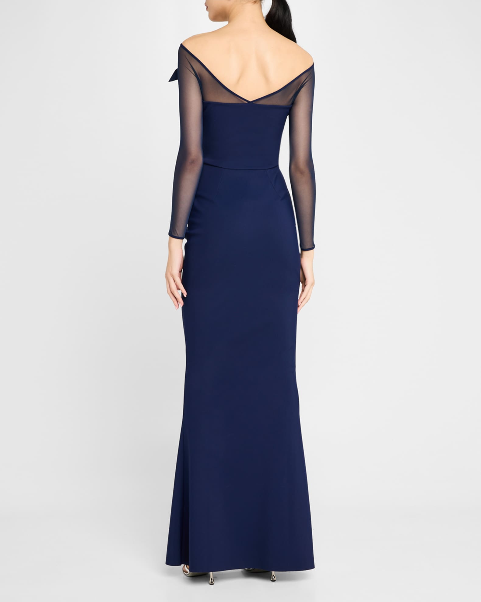 Chiara Boni La Petite Robe Saori Off-Shoulder Illusion