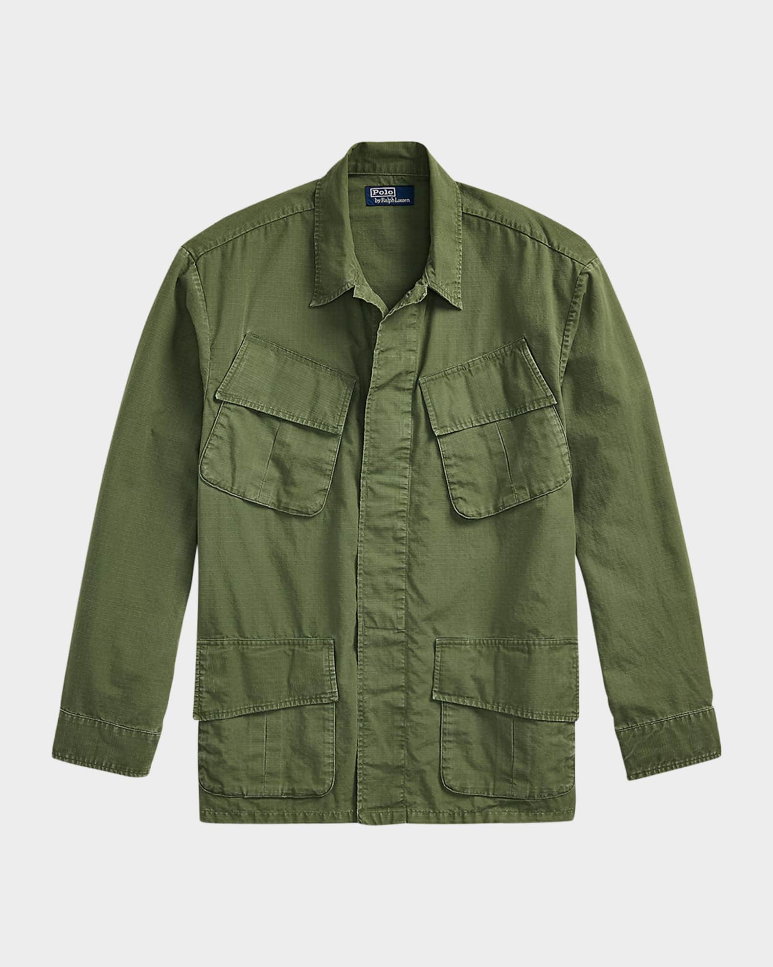 Polo Ralph Lauren Men's Ripstop Utility Overshirt | Neiman