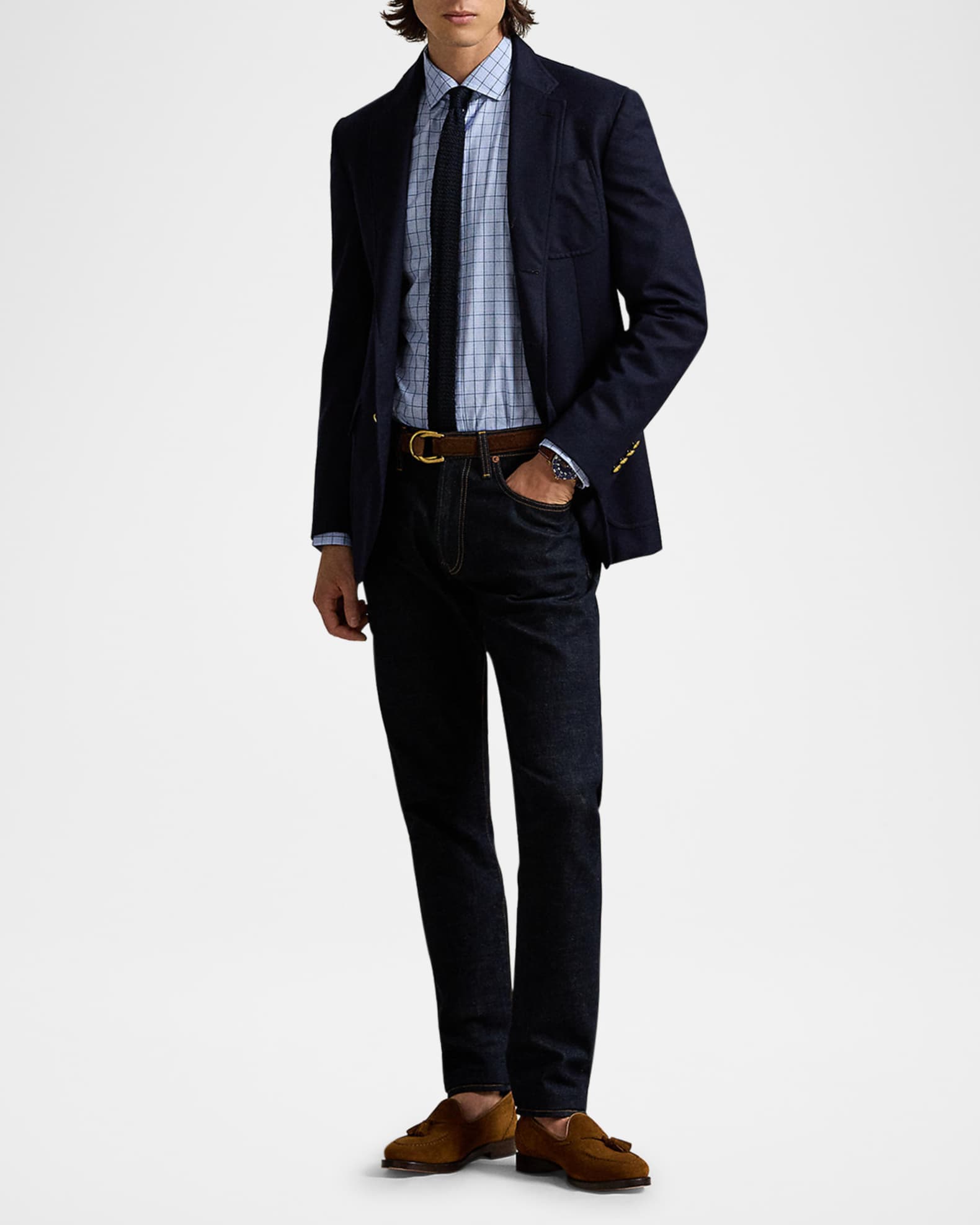 Polo Ralph Lauren Men's Classic-Fit Check Poplin Shirt | Neiman Marcus