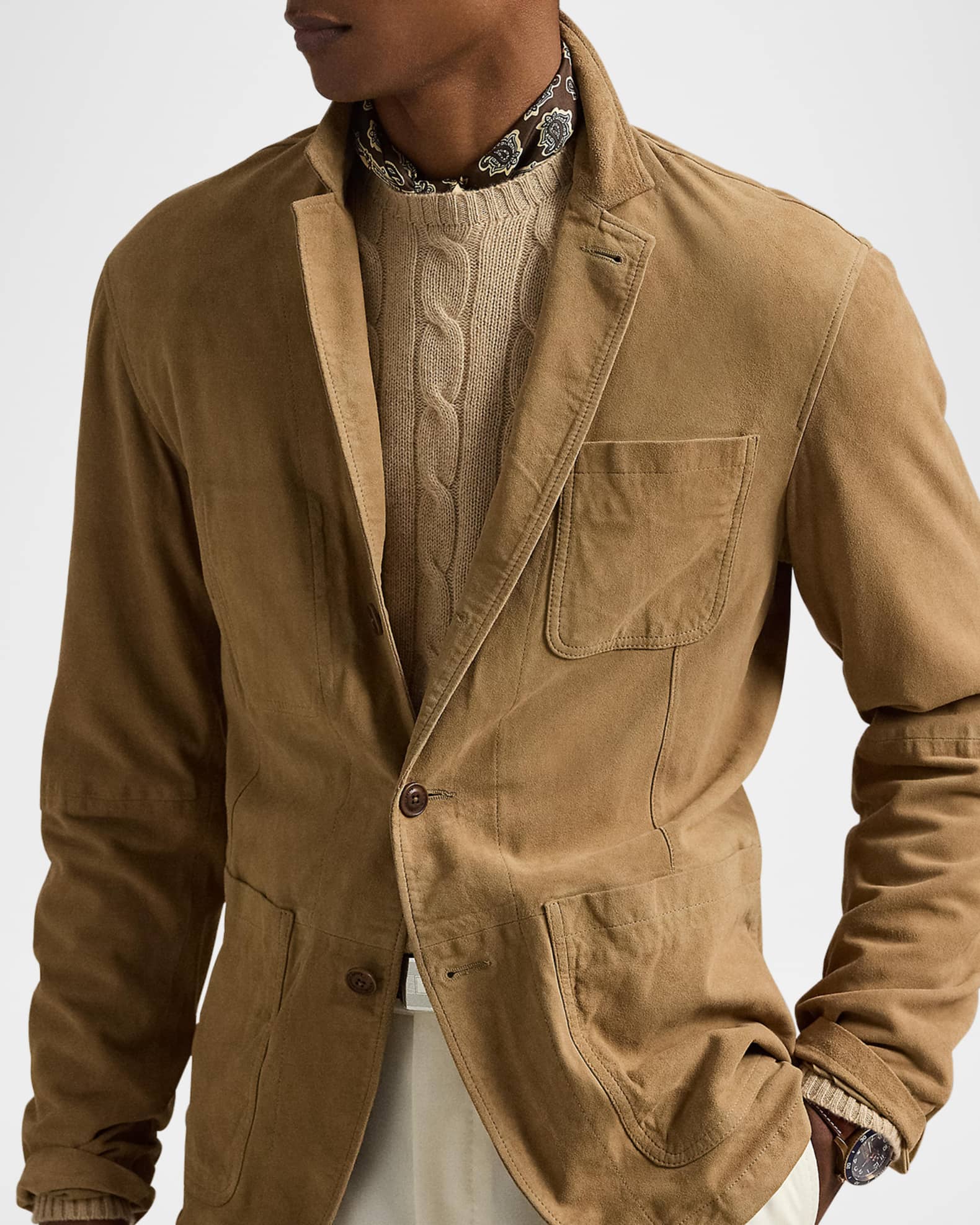 RALPH LAUREN suede jacket