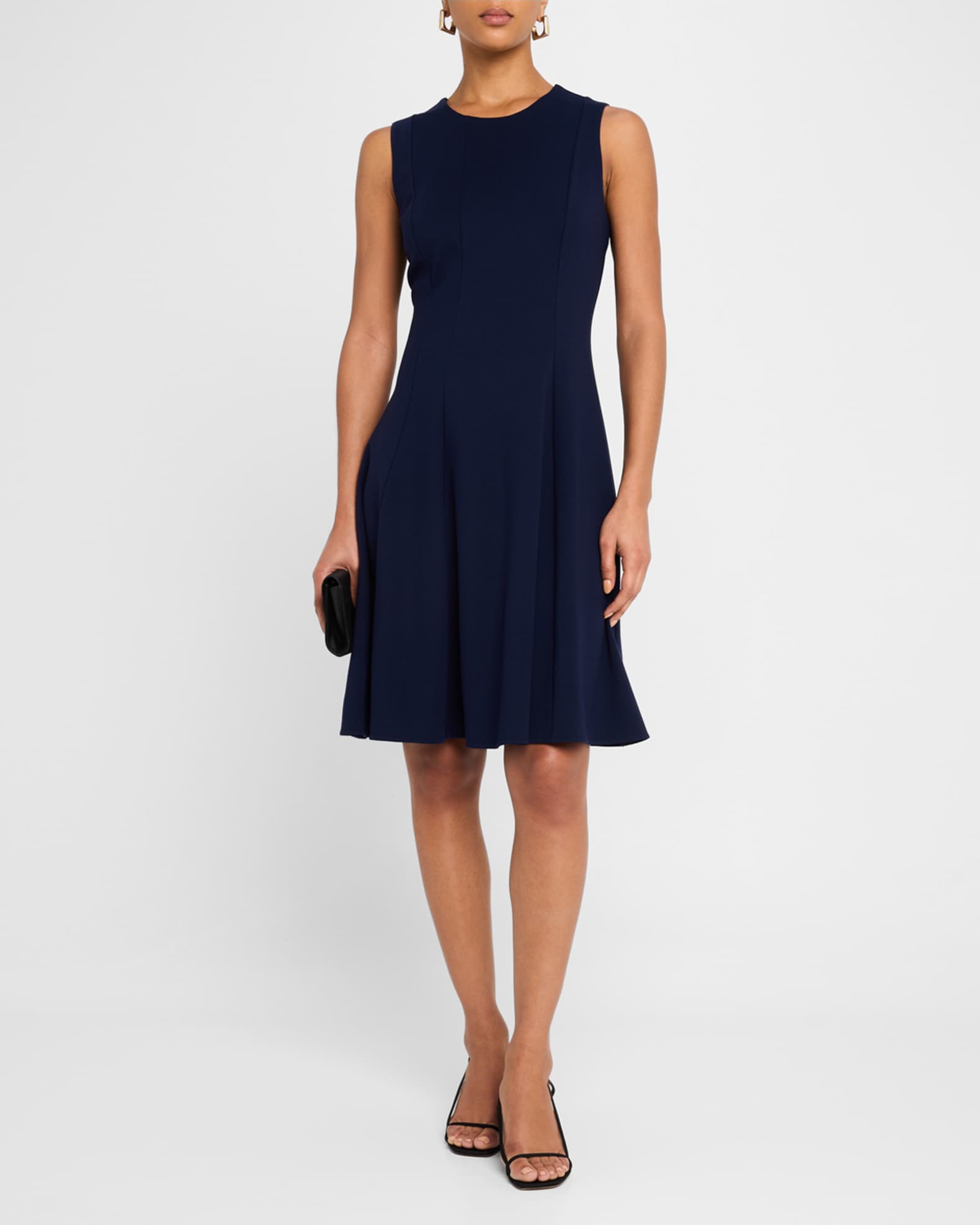 Sleeveless Compact Knit Dress 1
