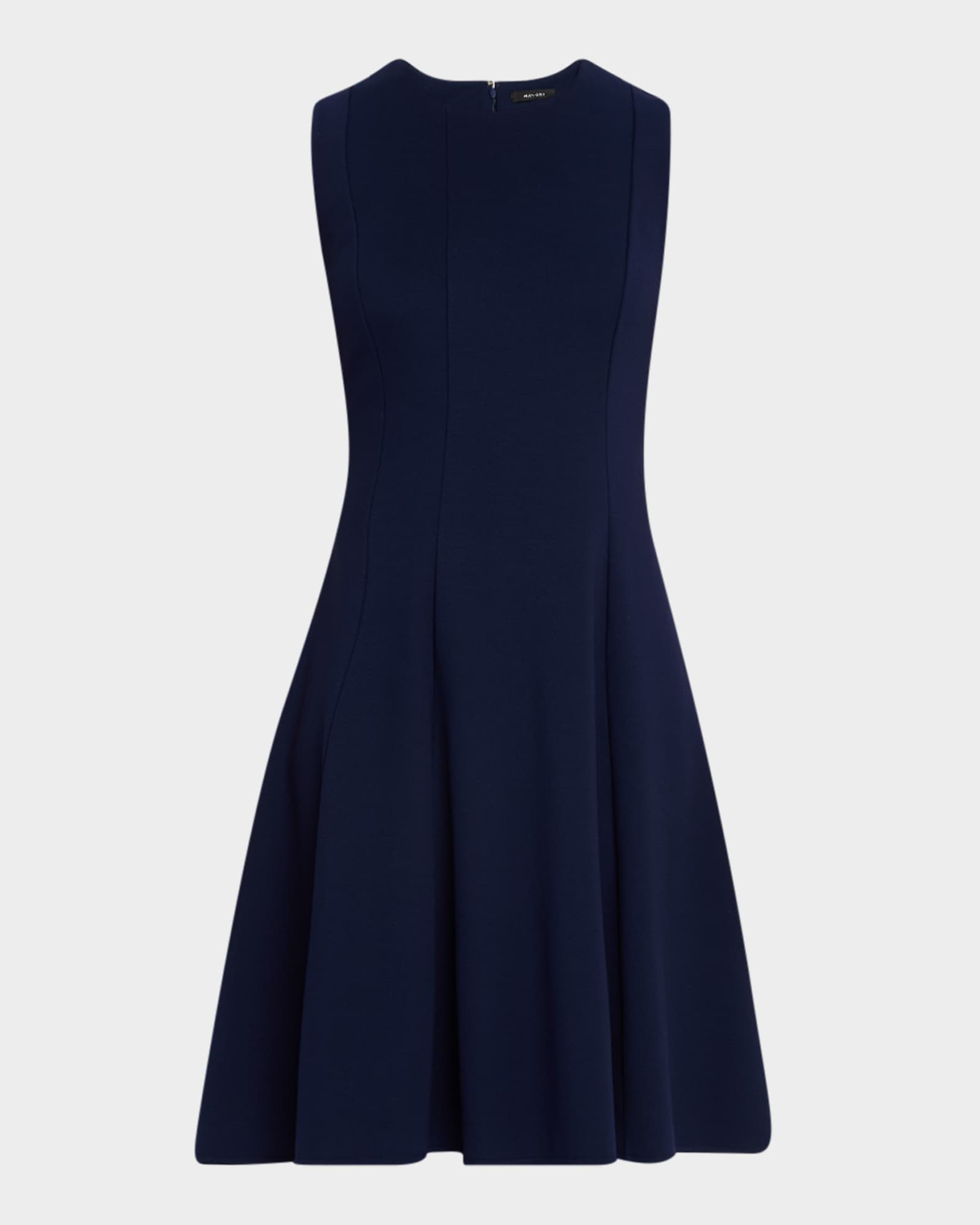 Sleeveless Compact Knit Dress 0