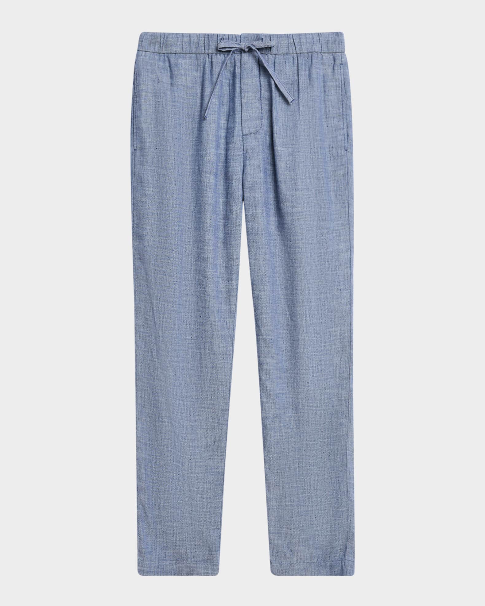 Men's Oscar Linen and Cotton Chinos 0