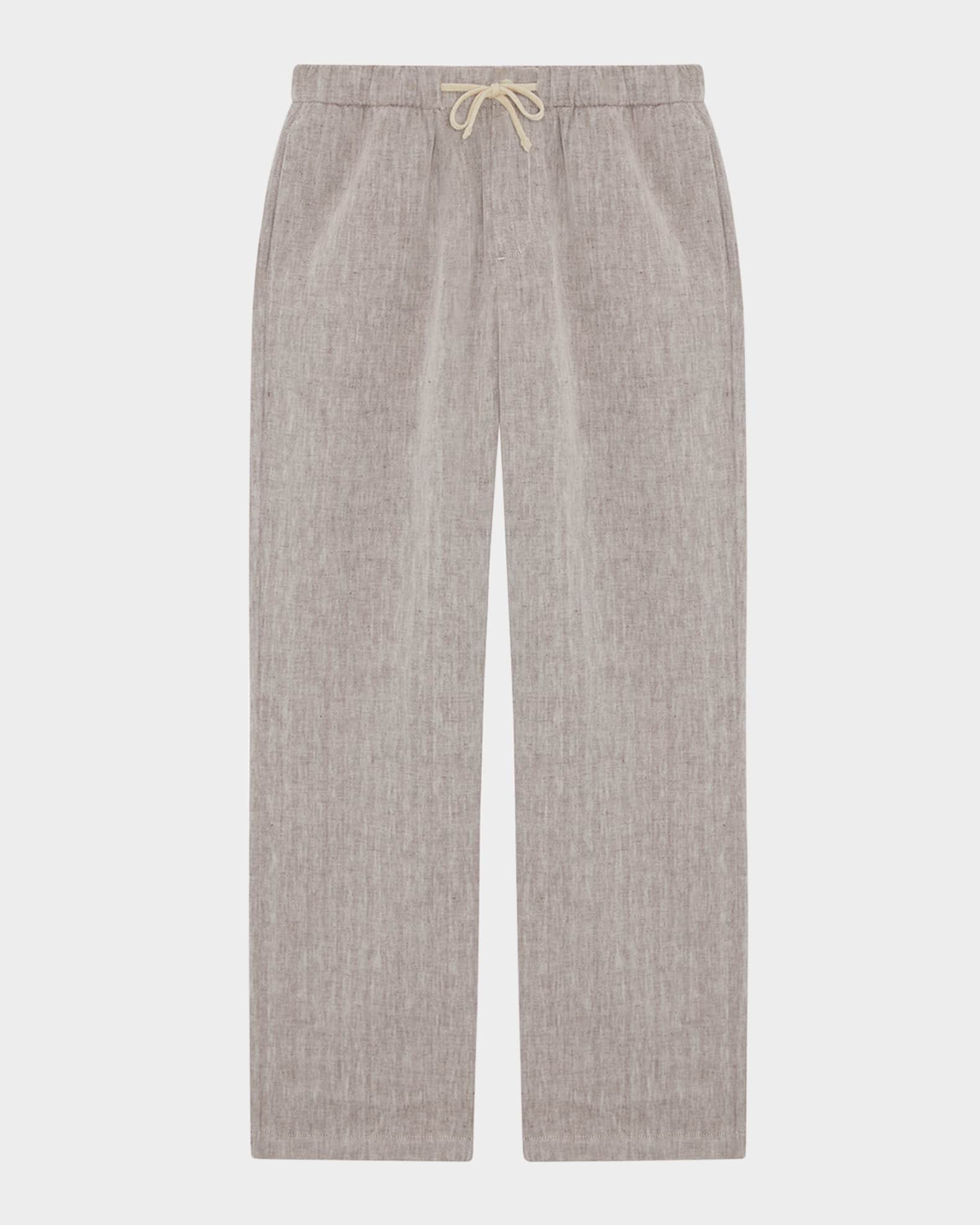 Men's Rocha Herringbone Drawstring Trousers 0