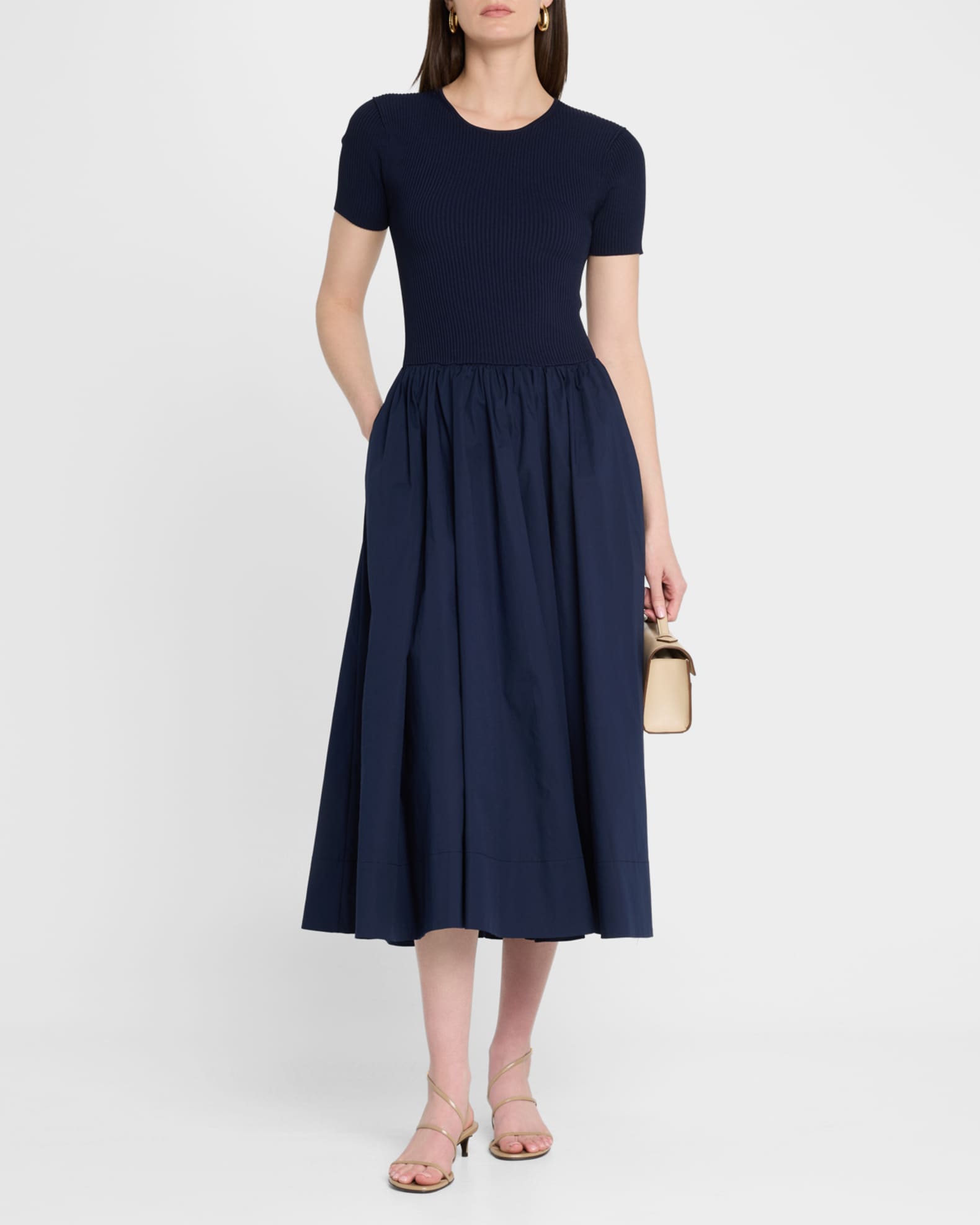 Ysabel Combo Midi Dress 1