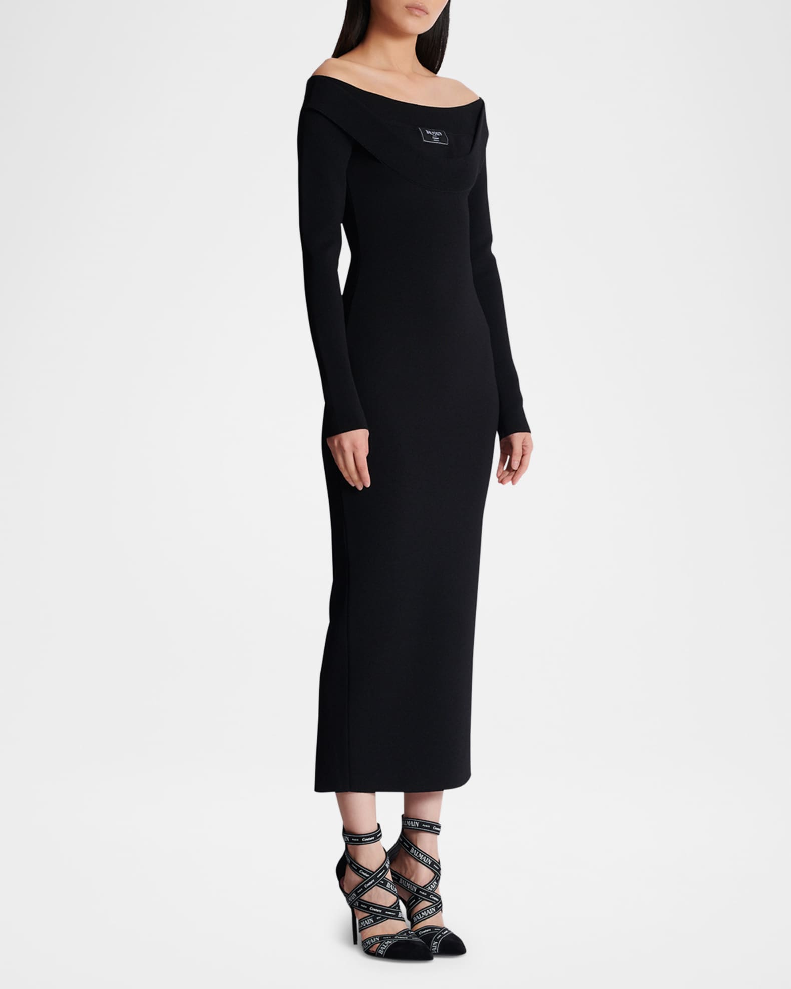 Balmain midi dress online