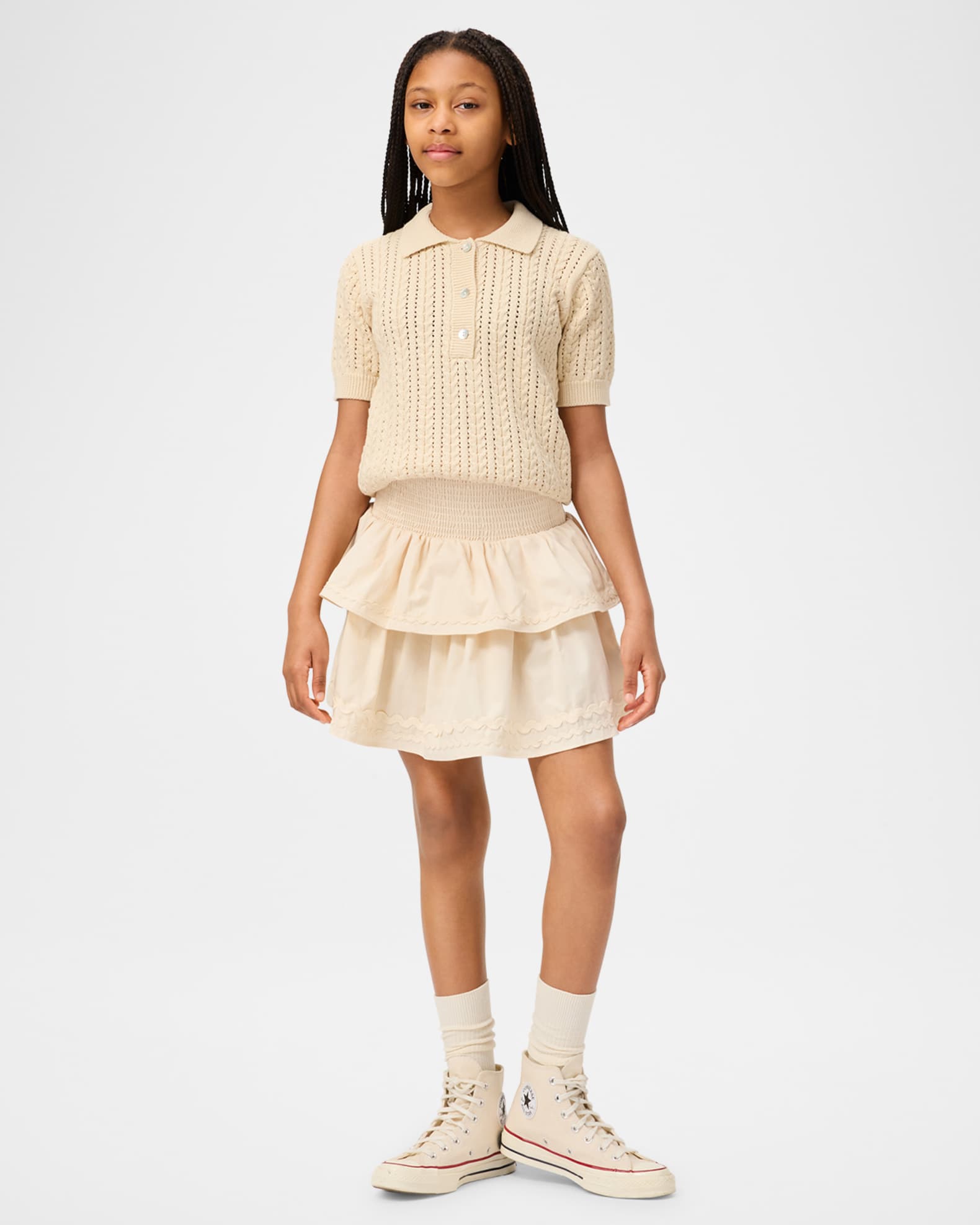 Girl's Gretel Textured Shirt 1