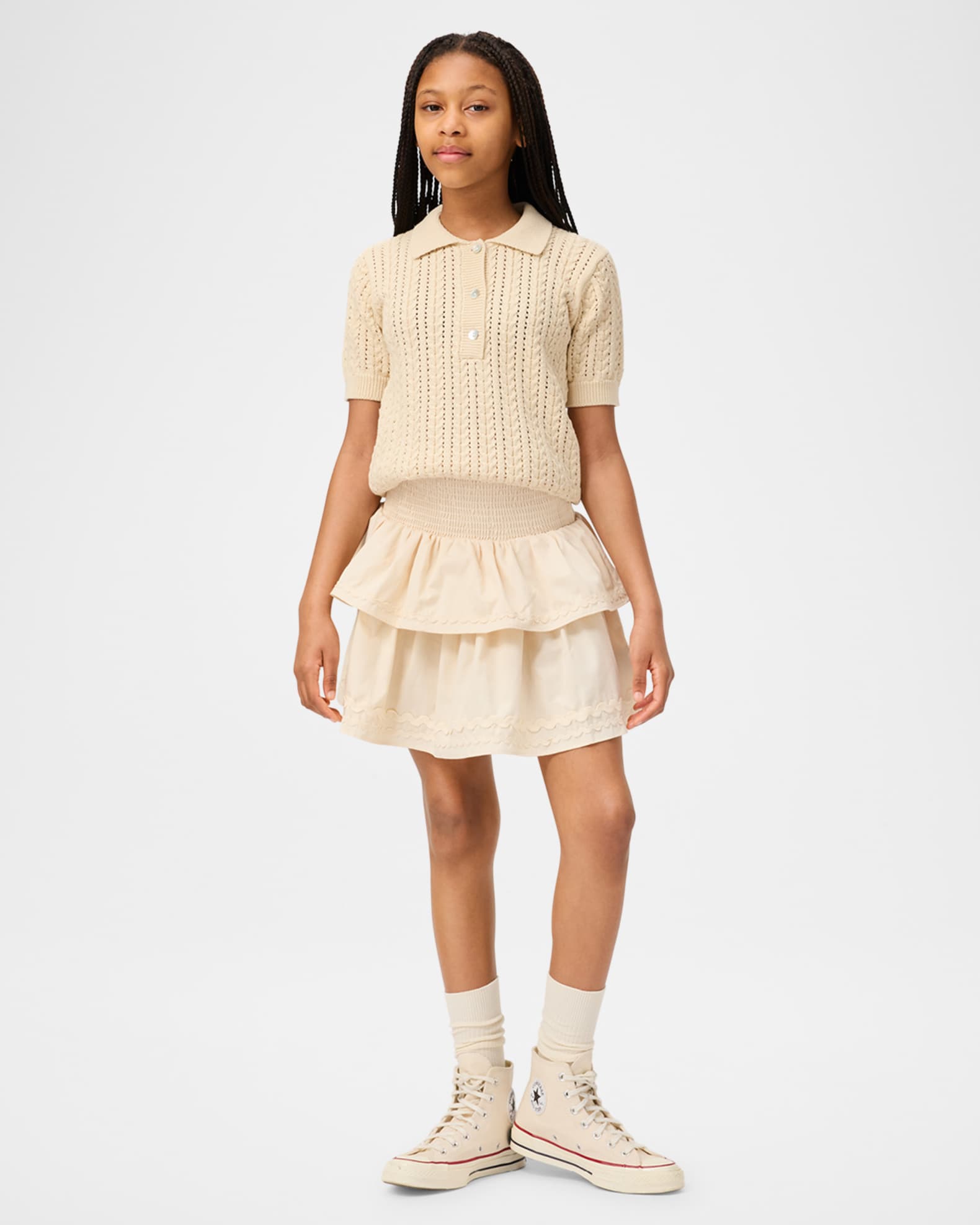 Girl's Gretel Textured Shirt 1