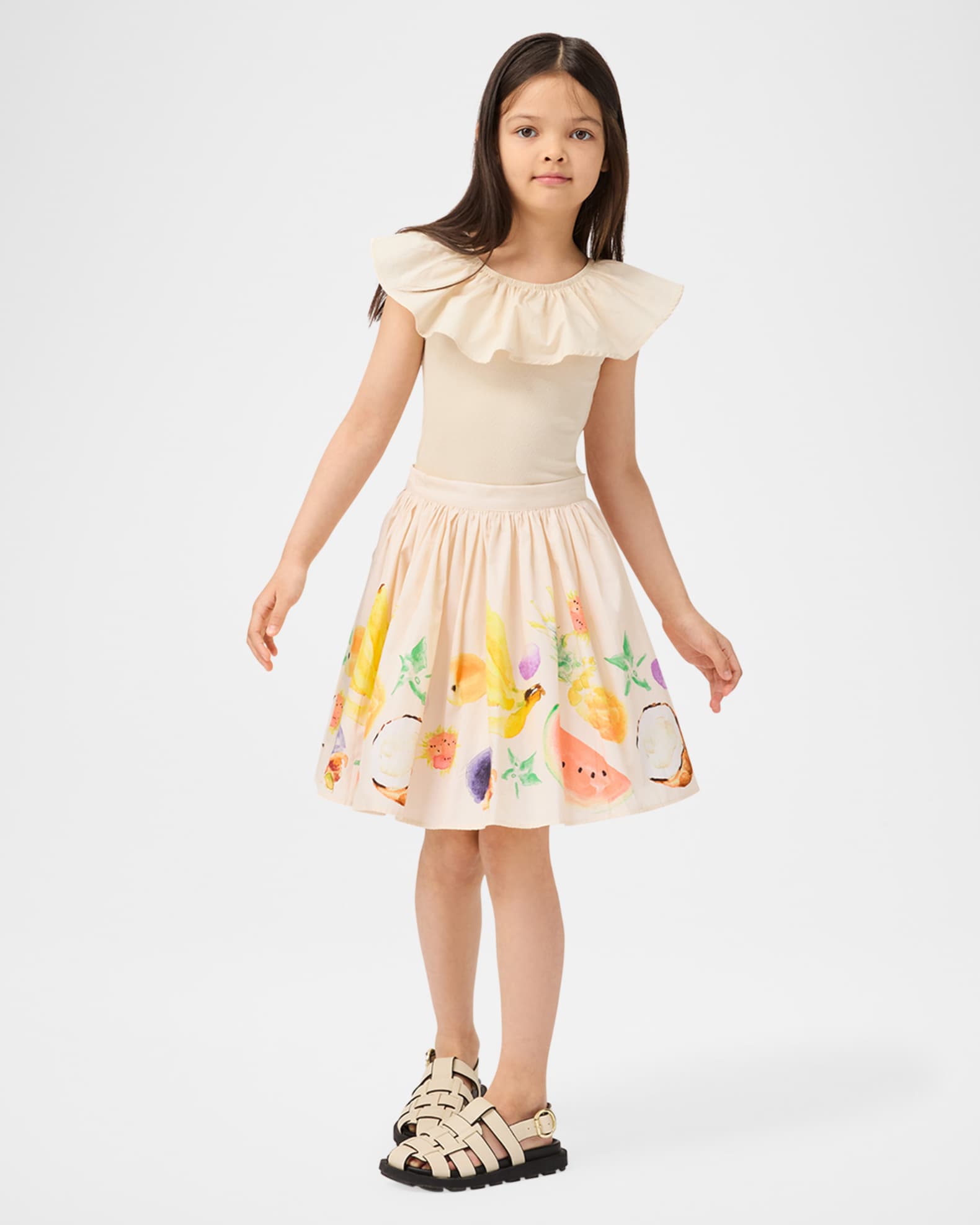 Girl's Reca Ruffle Tank Top 1