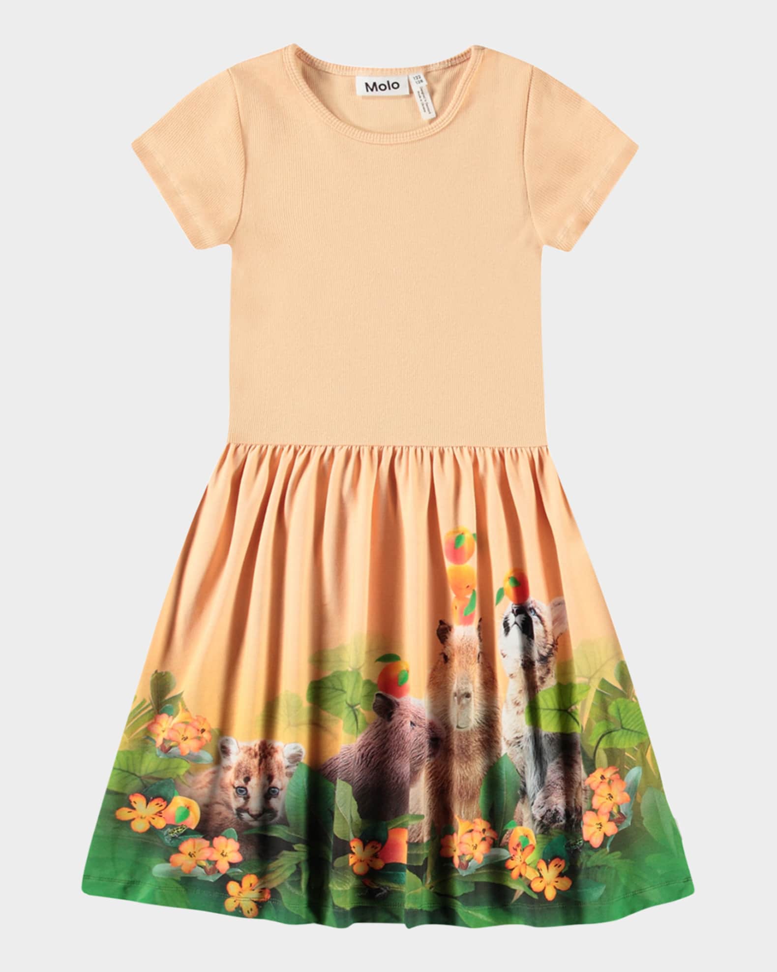 Girl's Cissa Floral Combo Dress 0