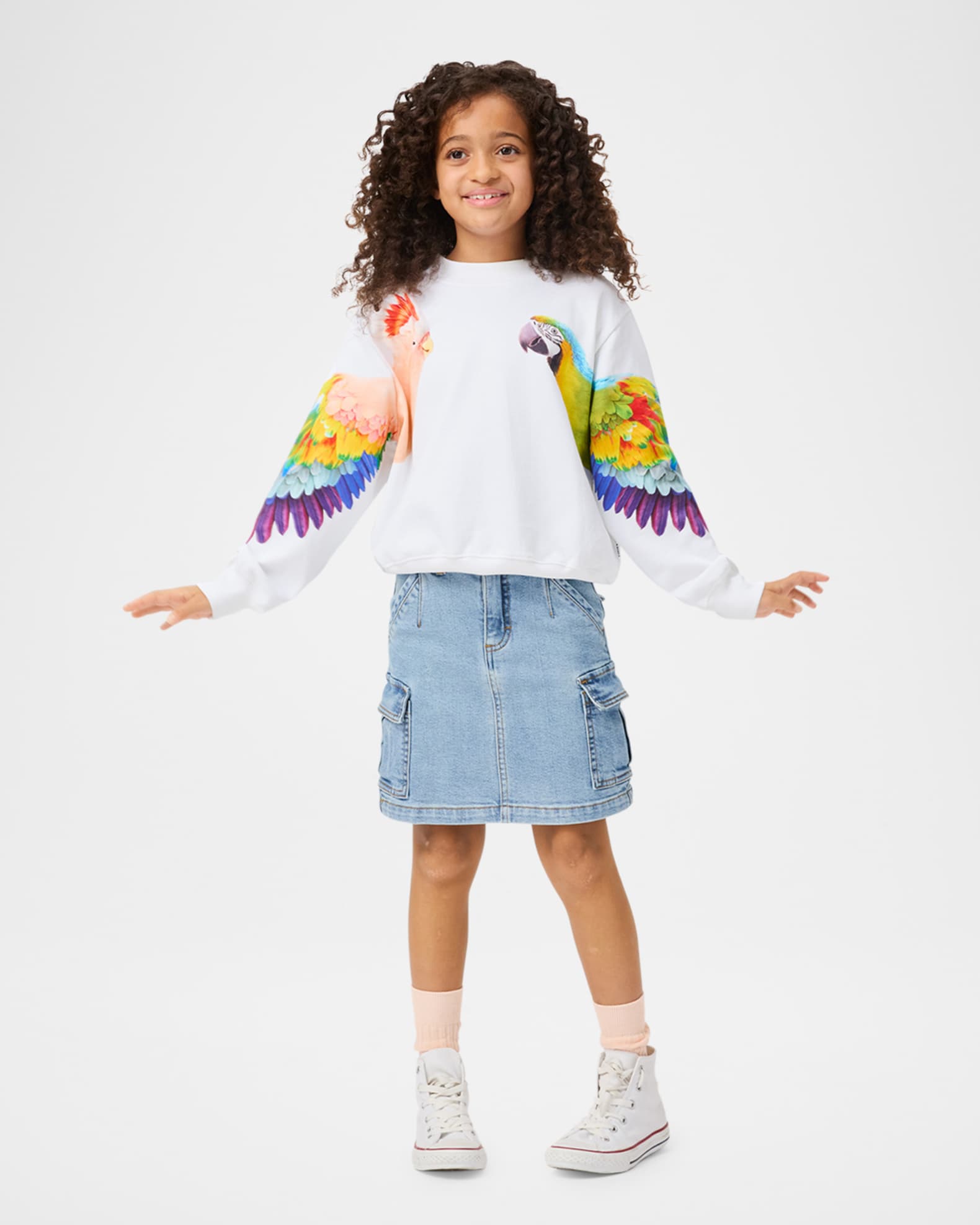 Girl's Marge Printed Sweatshirt 1