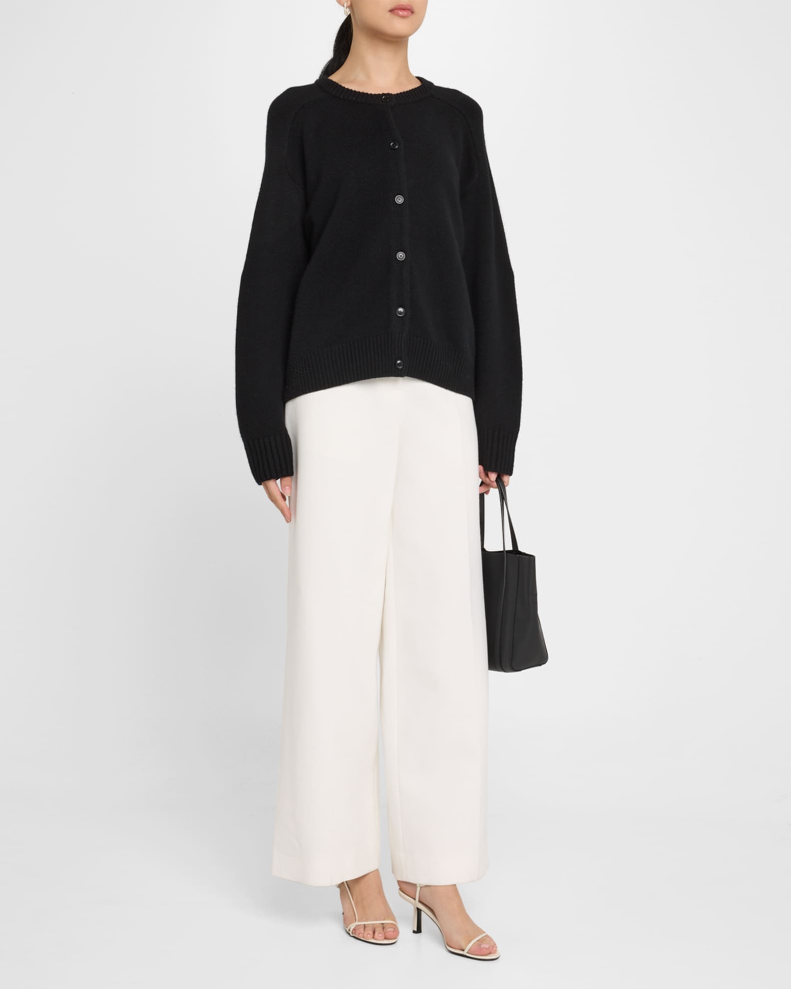 Aidar Round-Neck Cardigan 1
