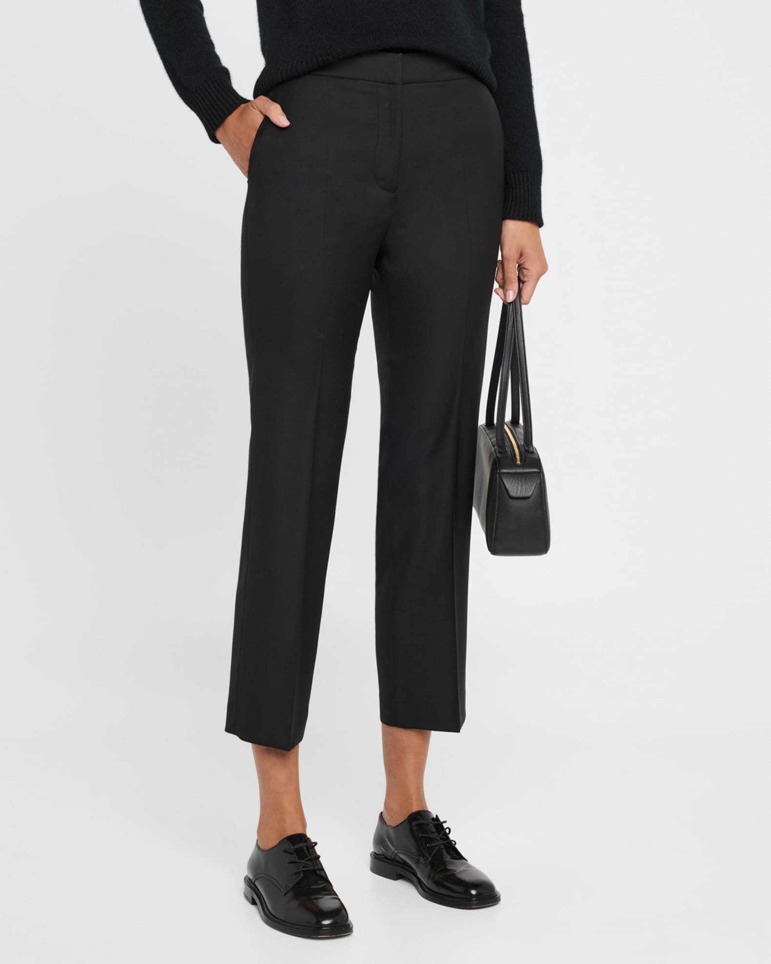ボトムスその他 Loulou Studio Black cotton and linen trousers Loulou Studio Black cotton and linen trousers | TheDoubleF