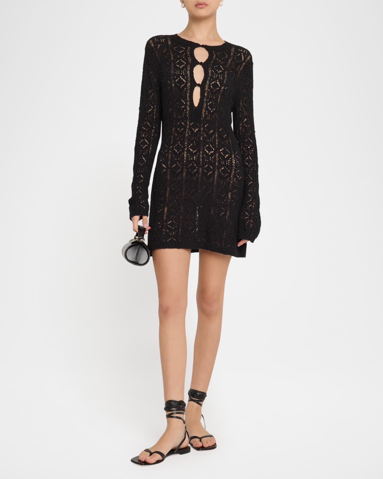 Evan Lace Stitch Dress 1