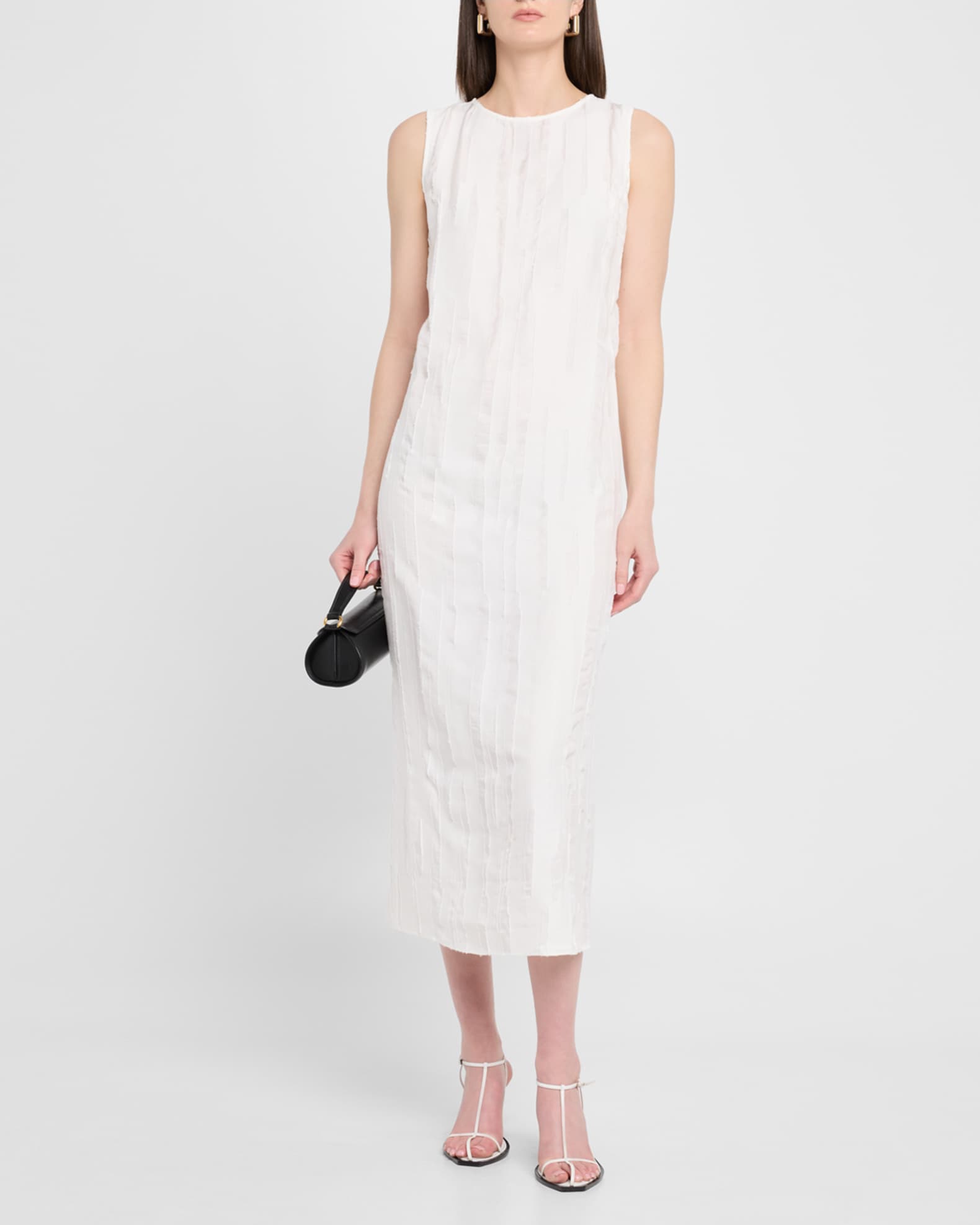Minga Sleeveless Fitted Midi Dress 1