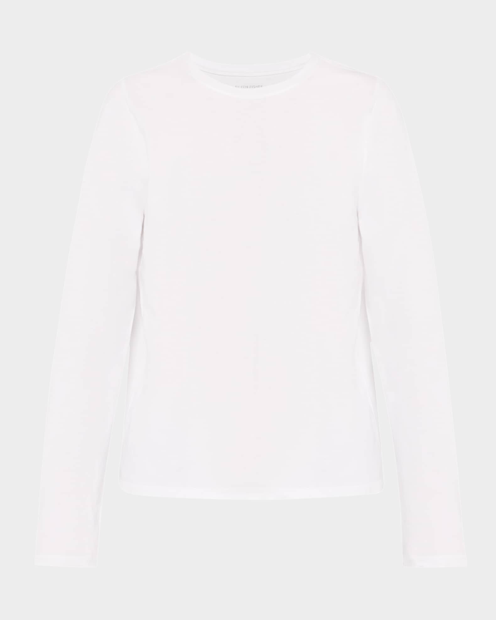 Long-Sleeve Organic Cotton Jersey Tee 0