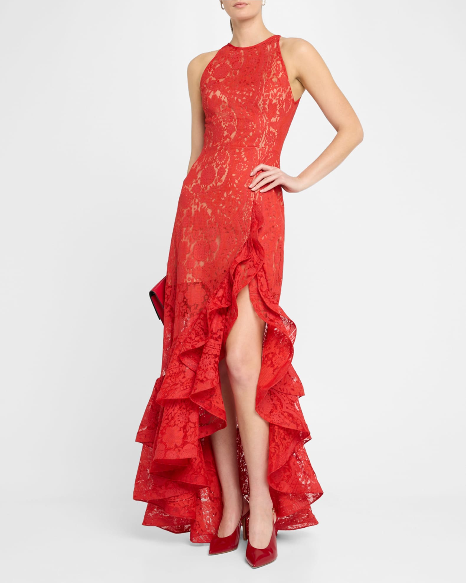 Sicilia ruffle dress bronx and banco store