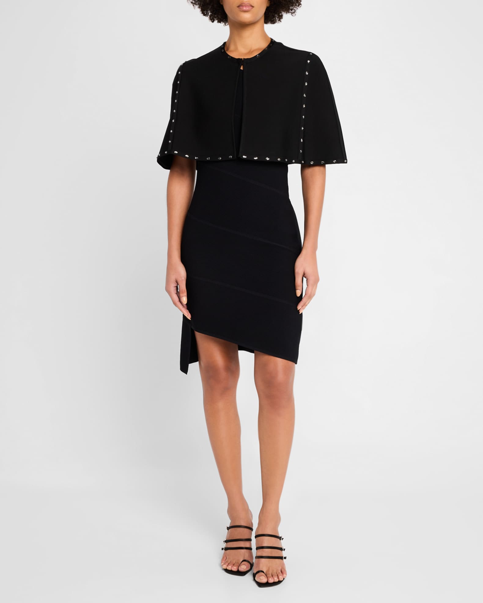 Herve Leger The Juliette Embellished Cape | Neiman Marcus