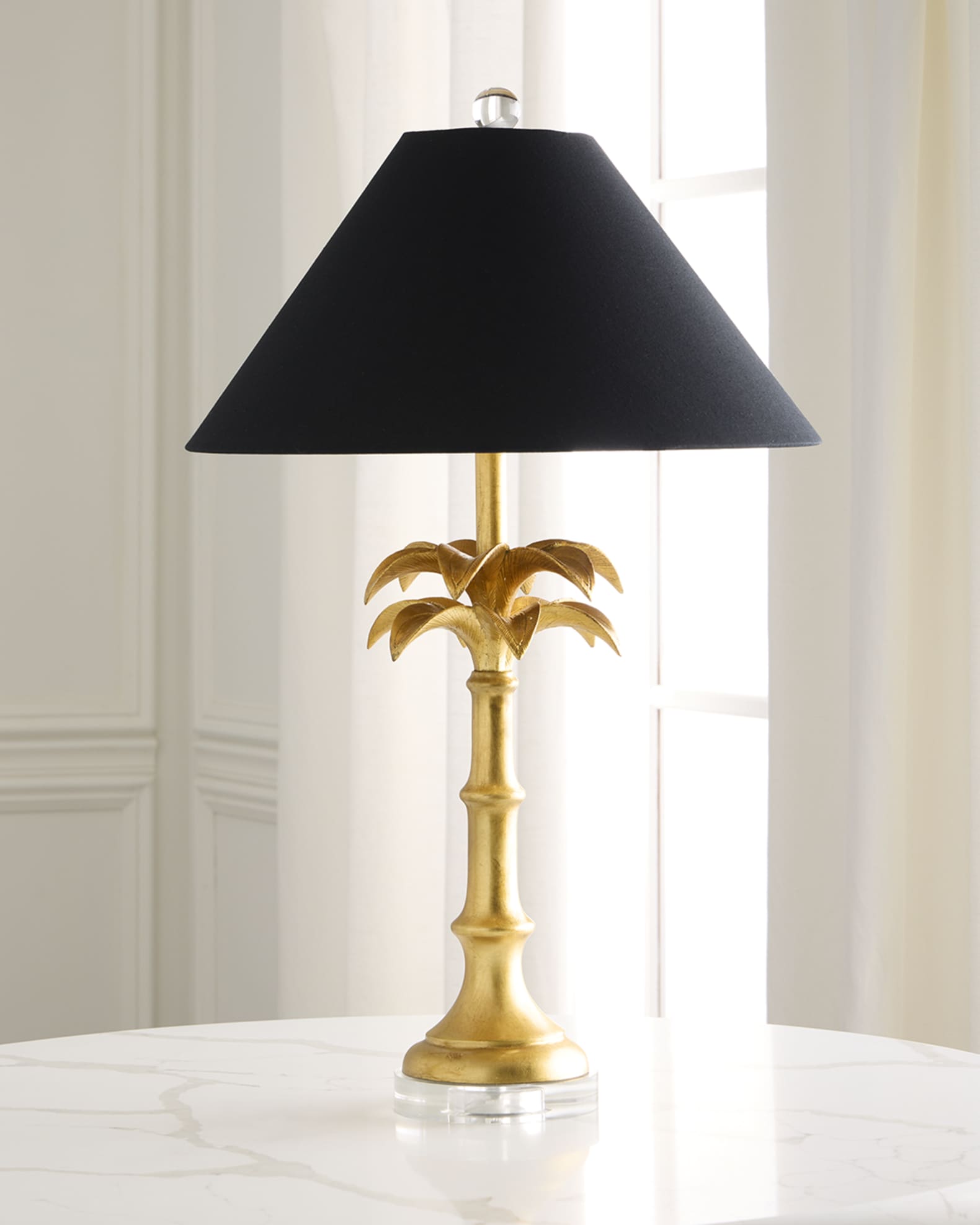 Palm Leaf 32" Table Lamp 0