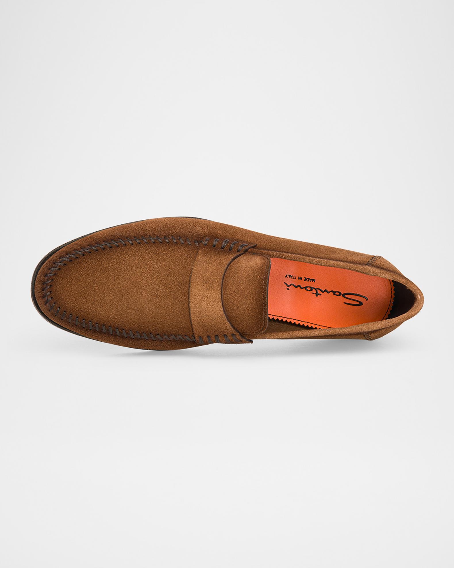 NEW Santoni Paine Men\'s Soft Suede Loafers (with box & dust bags) size 11 $720 Men main image 2