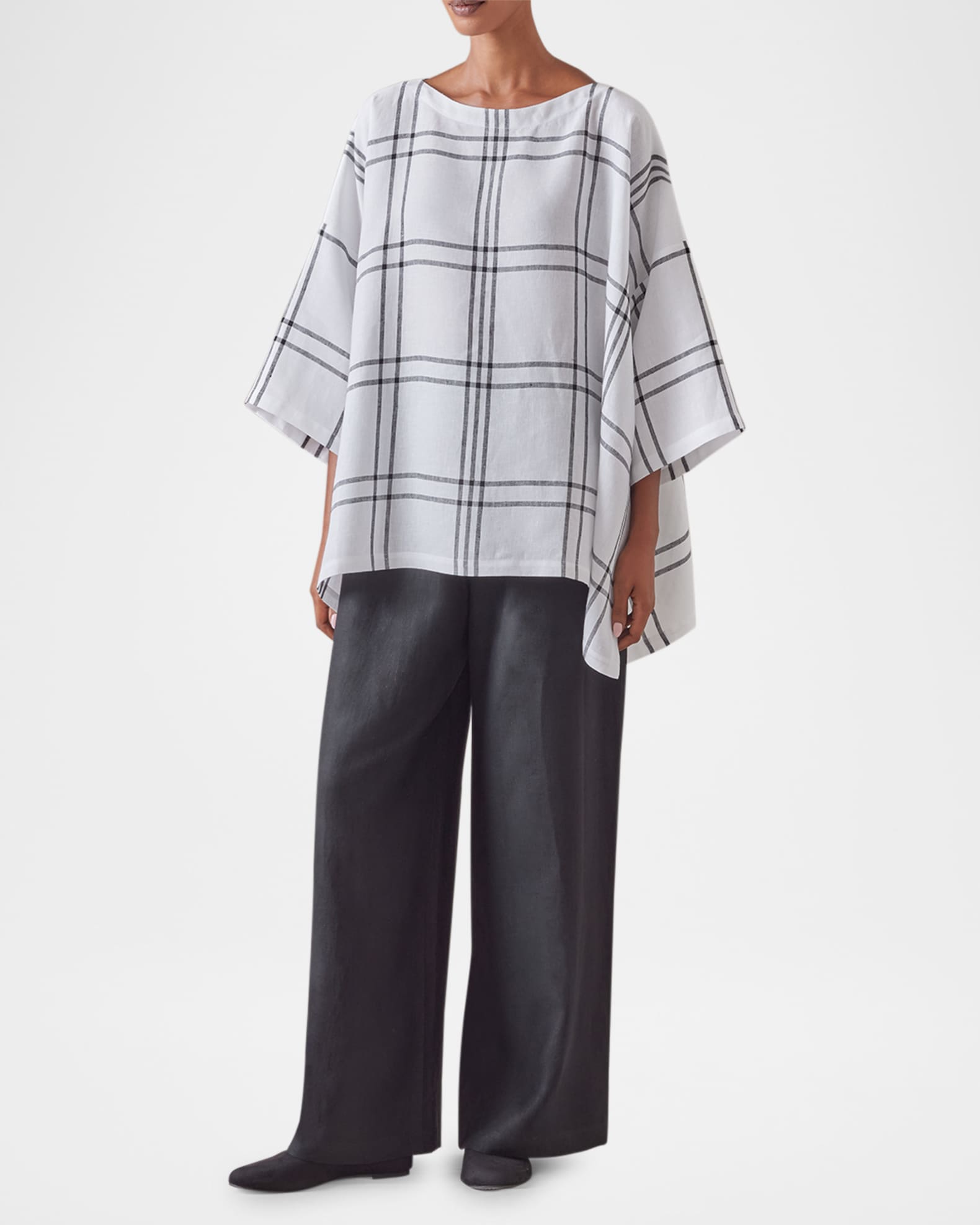 Linen Flared Trousers 1