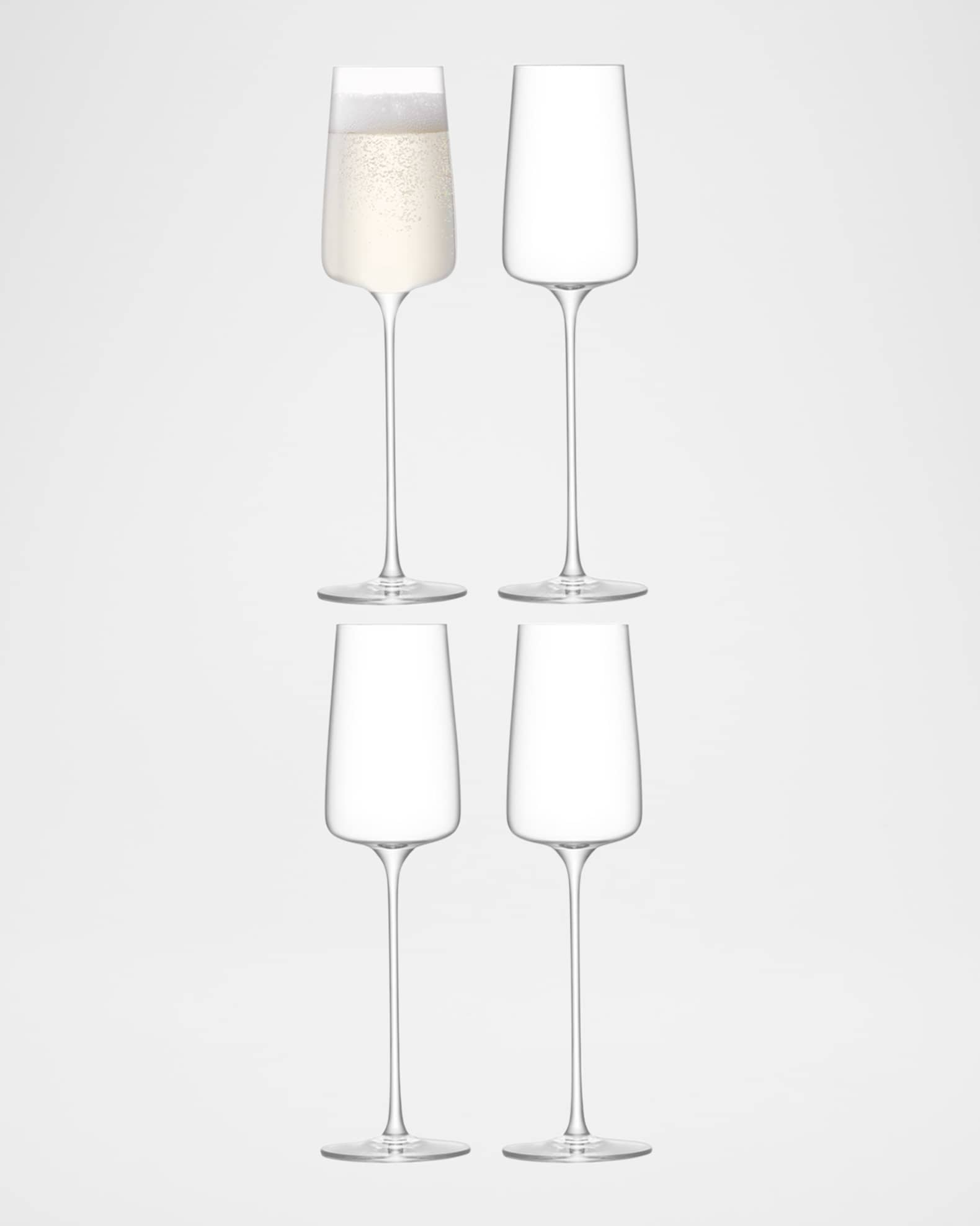 Metropolitan Champagne Flutes, 8 oz. - Set of 4 1