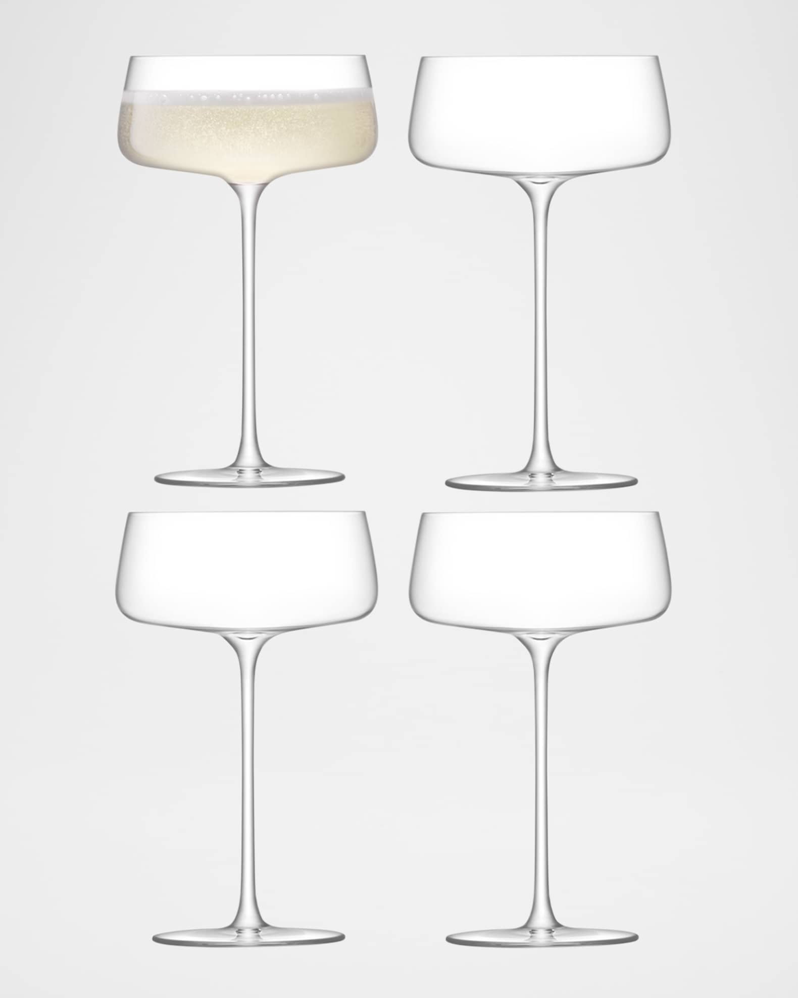 Metropolitan Champagne Saucers, 10 oz. - Set of 4 1