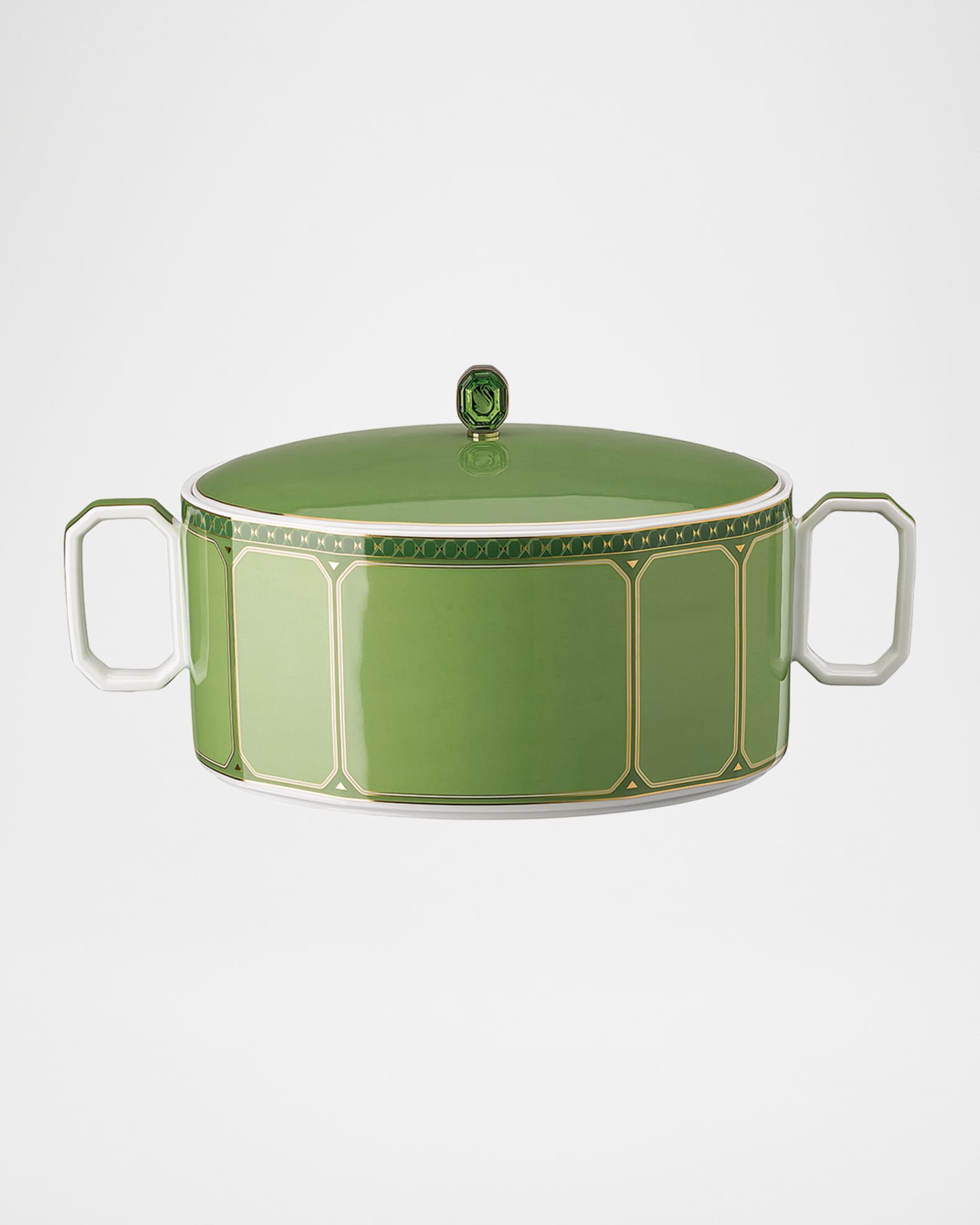 Signum Serving Bowl with Lid and Handles, 57 oz. 0