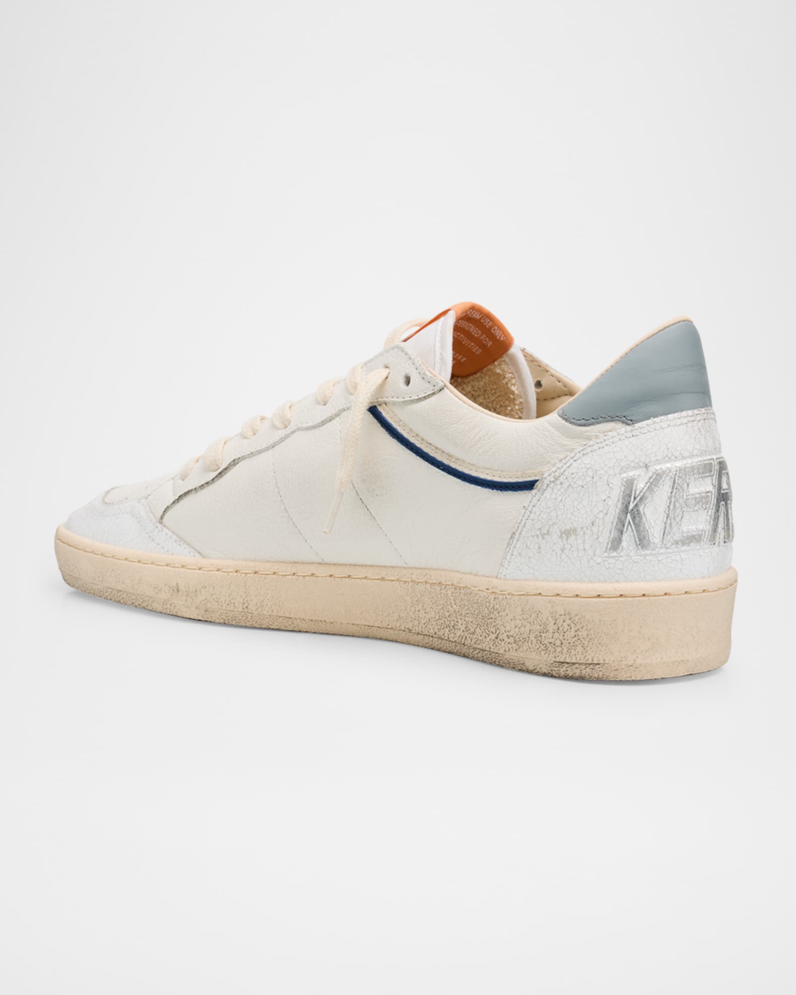 スニーカー BALL STAR LEATHER SNEAKERS Golden Goose Men's Ball Star Leather Low-Top Sneakers