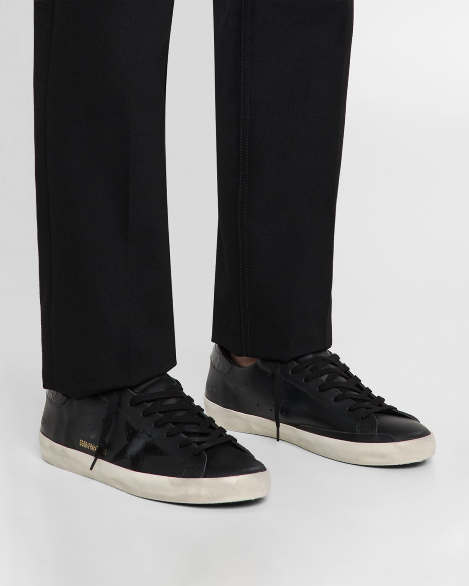 Men's Super-Star Low-Top Leather Sneakers 1
