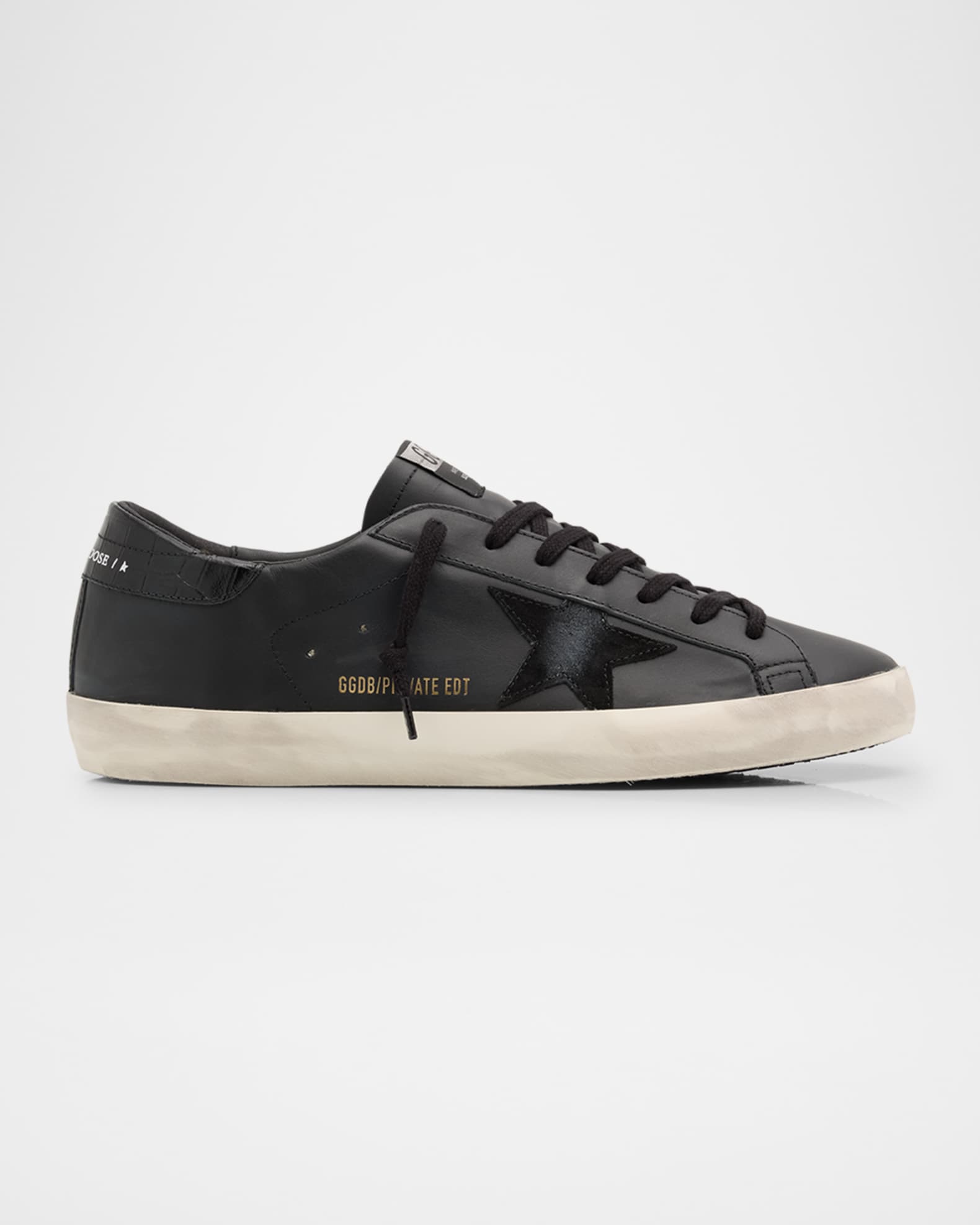Men's Super-Star Low-Top Leather Sneakers 0