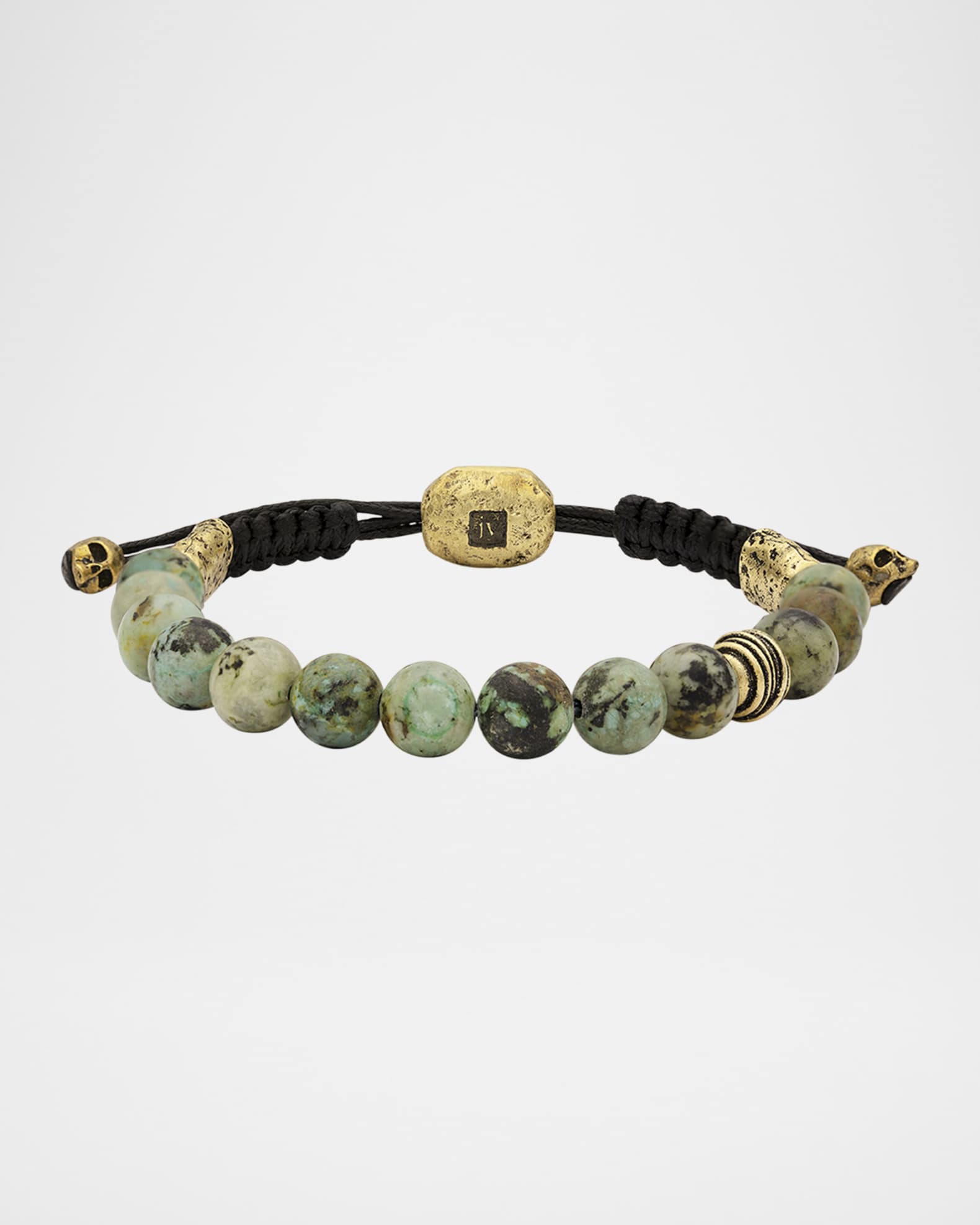 Men's Turquoise Beaded Wrap Bracelet 0