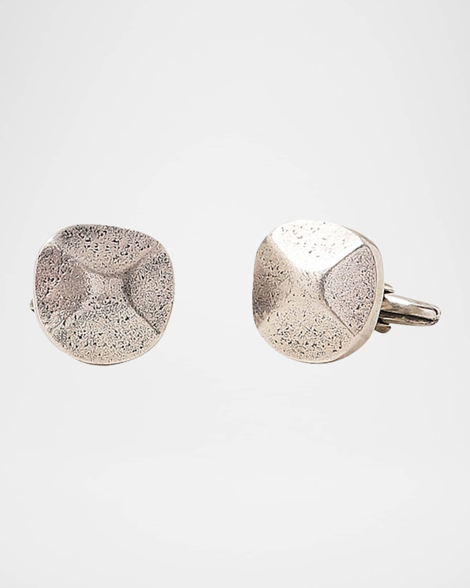 Men's Sterling Silver Rivet Cufflinks 0