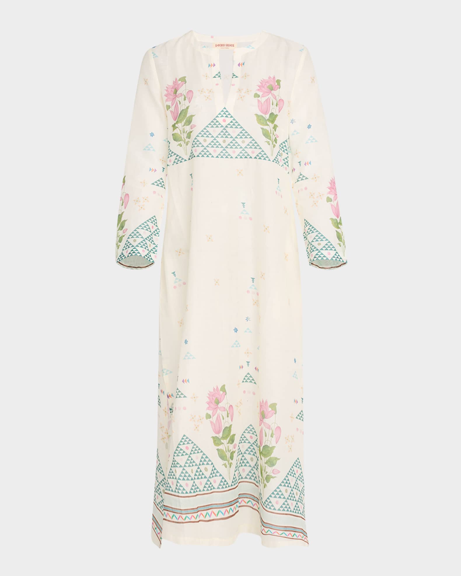 Just Like A Woman Embroidered Caftan Maxi Dress main image 0