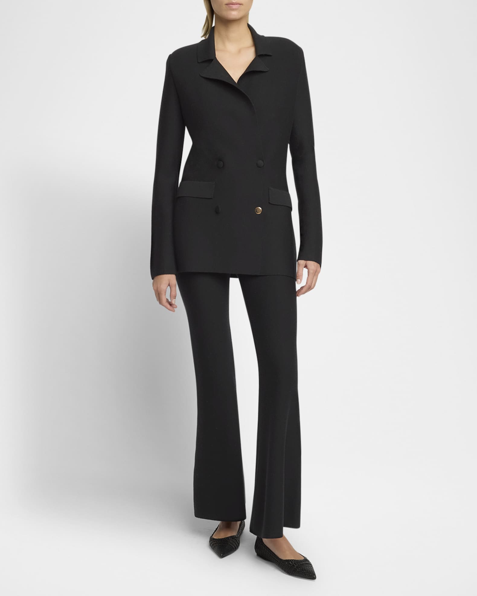 Bowen Double-Breasted Knit Jacket 1