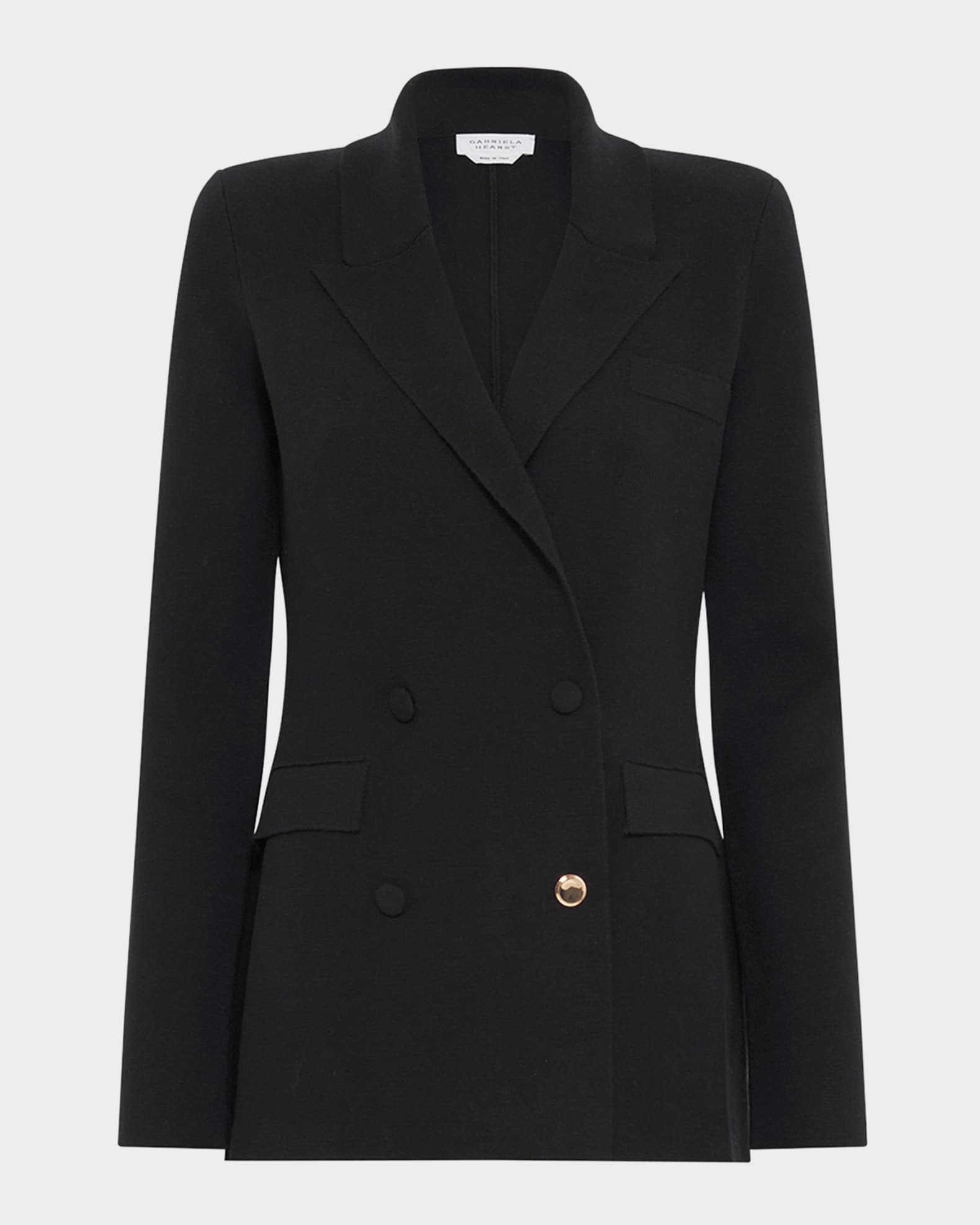 Bowen Double-Breasted Knit Jacket 0