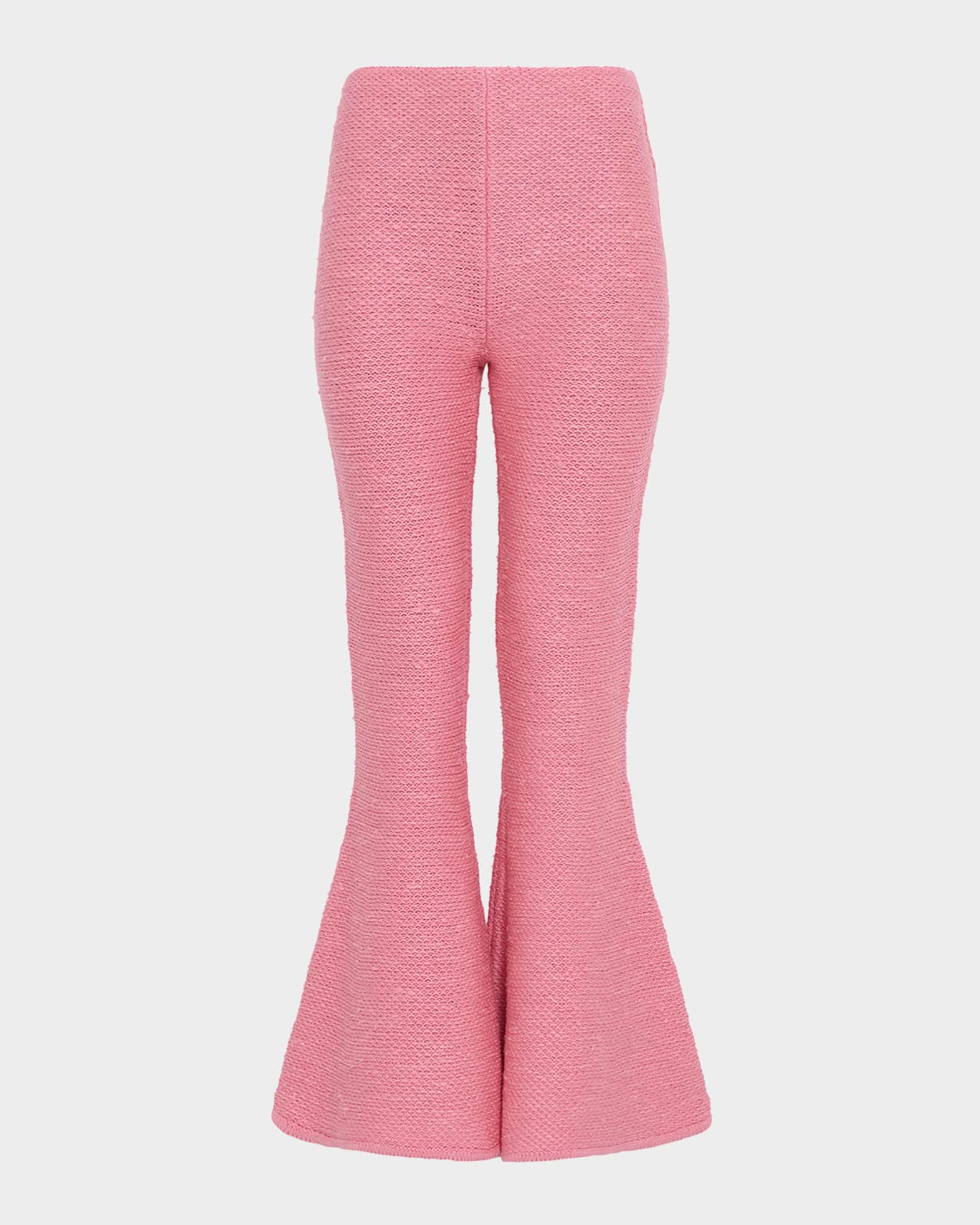 Karpo Cashmere-Silk Knit Flare Pants 0