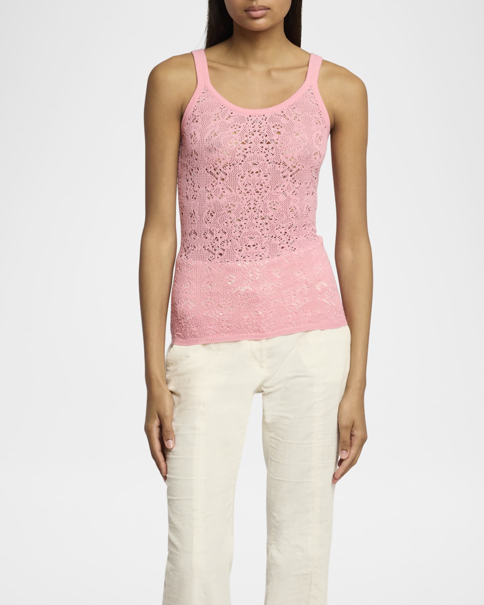 Pontus Lace Knit Tank Top 1